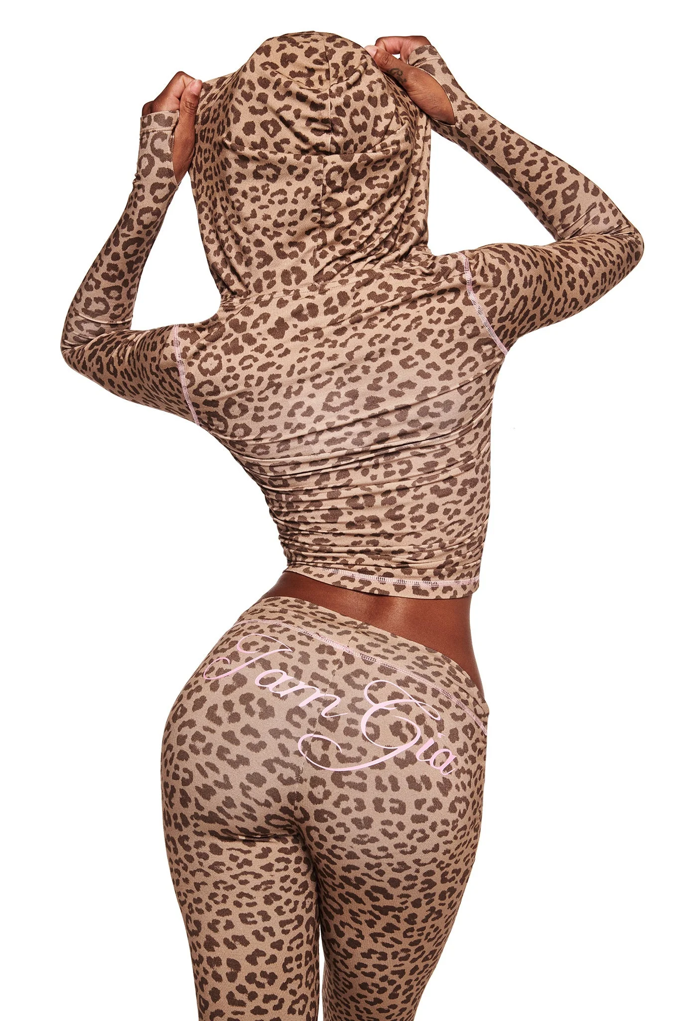 BLARE TRACKPANT - MOCHA LEOPARD - Image 4