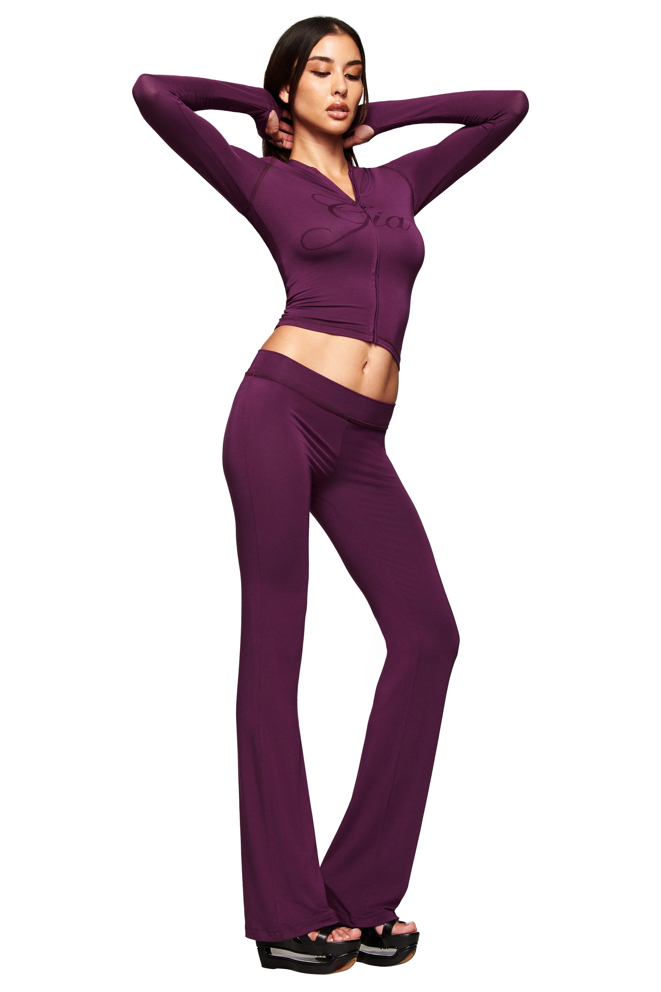 BLARE TRACKPANT - PLUM - Image 2