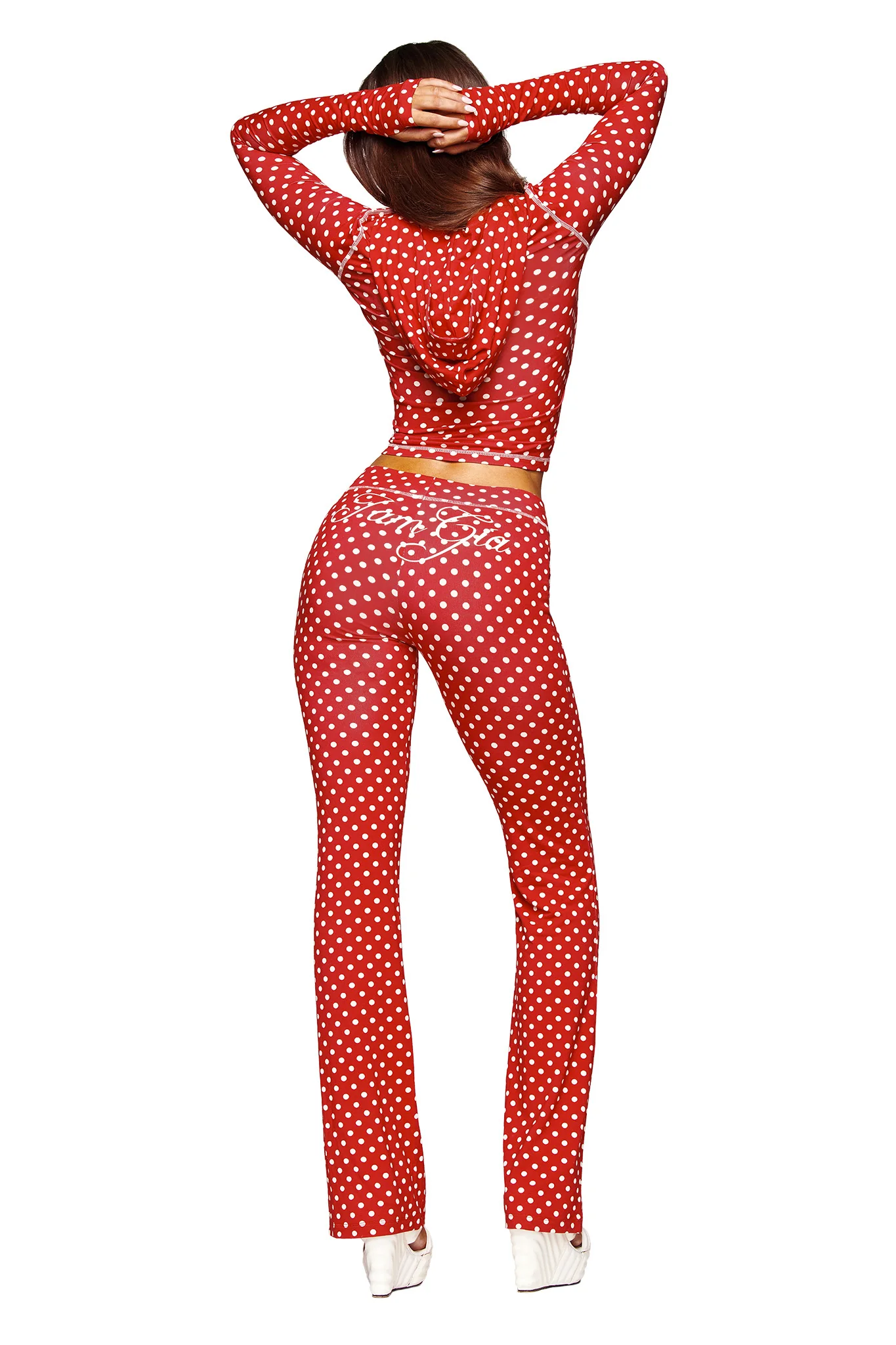 BLARE TRACKPANT - RED POLKA DOT - Image 6