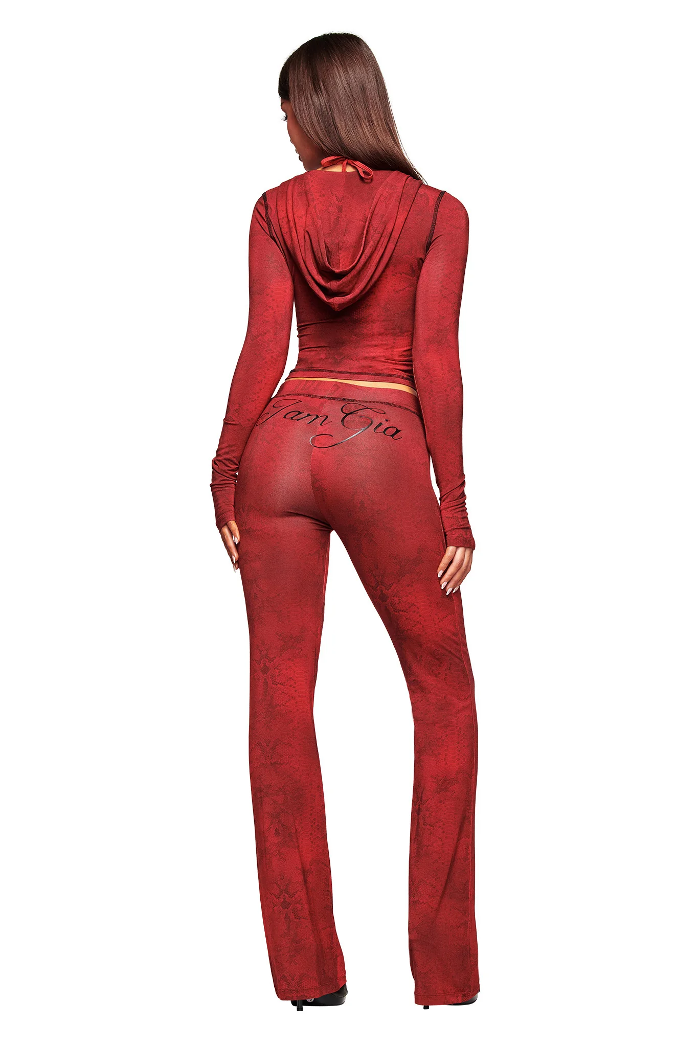 BLARE TRACKPANT - RED SERPENTINE - Image 7
