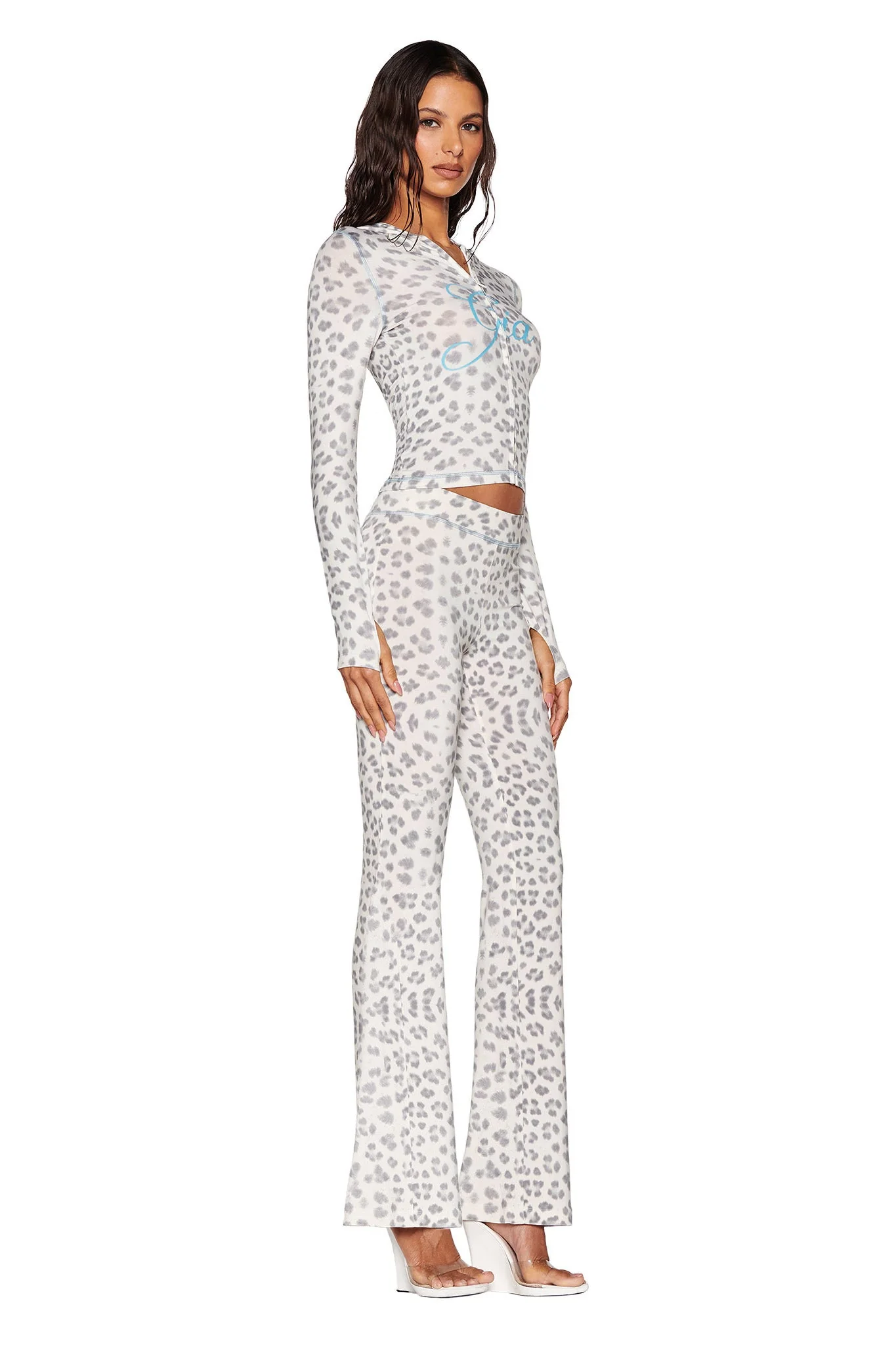 BLARE TRACKPANT - SNOW LEOPARD : WINTER WILD CARD - Image 2
