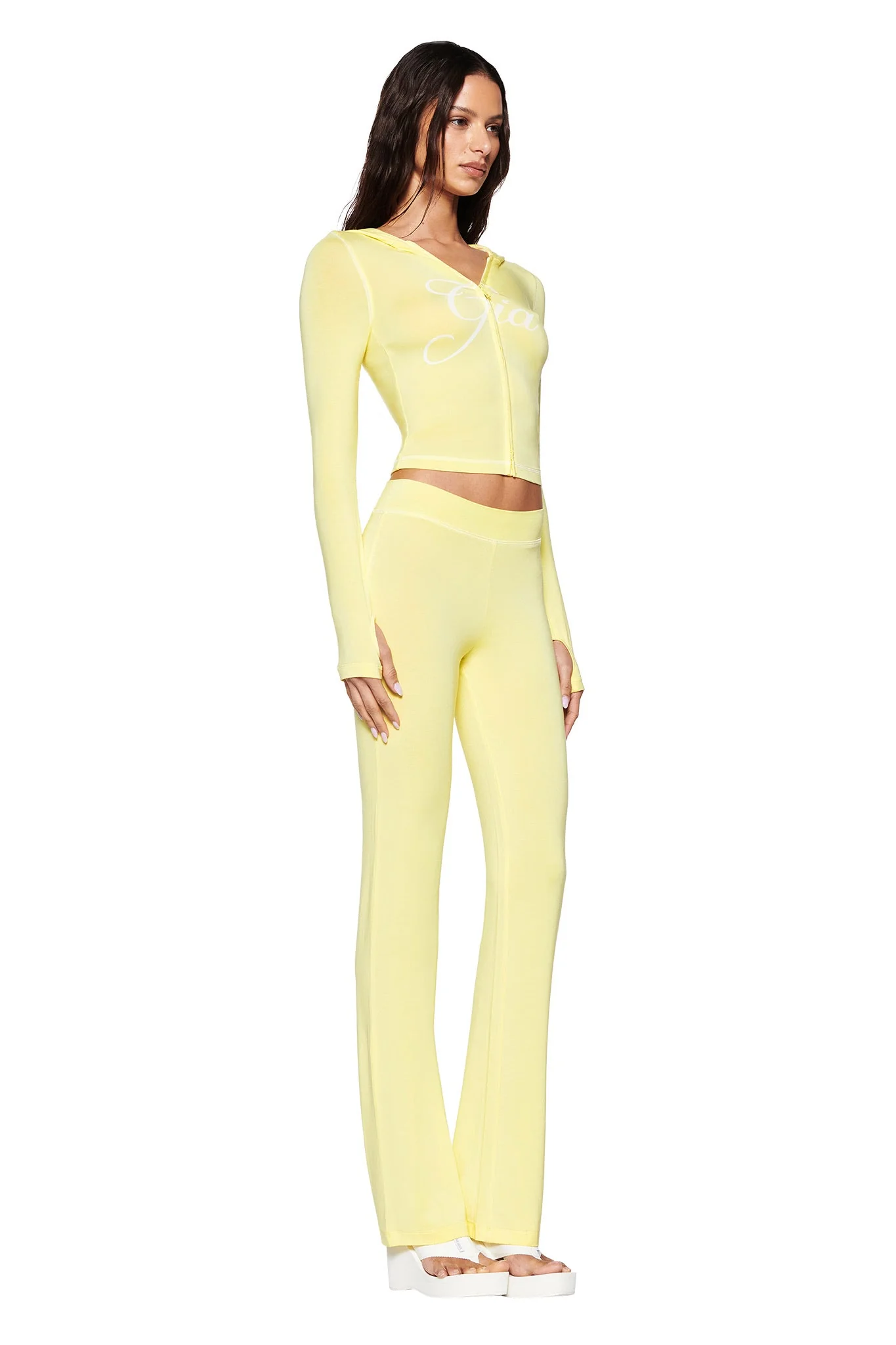 BLARE TRACKPANT - YELLOW : PALE YELLOW - Image 3