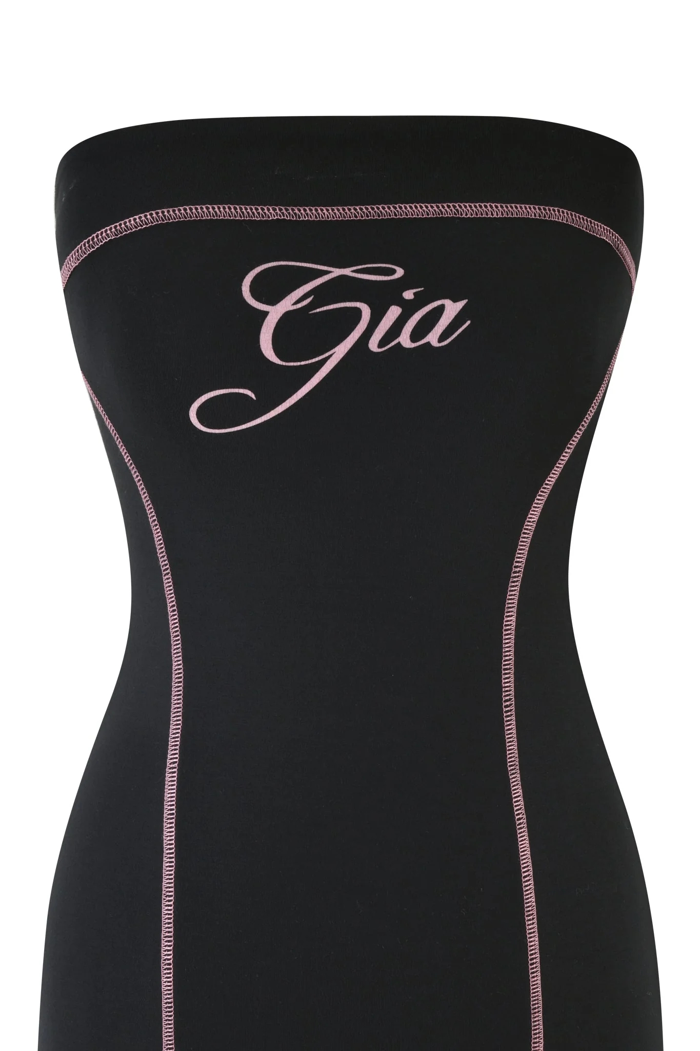 BLARE TUBE MINI DRESS - BLACK - Image 8
