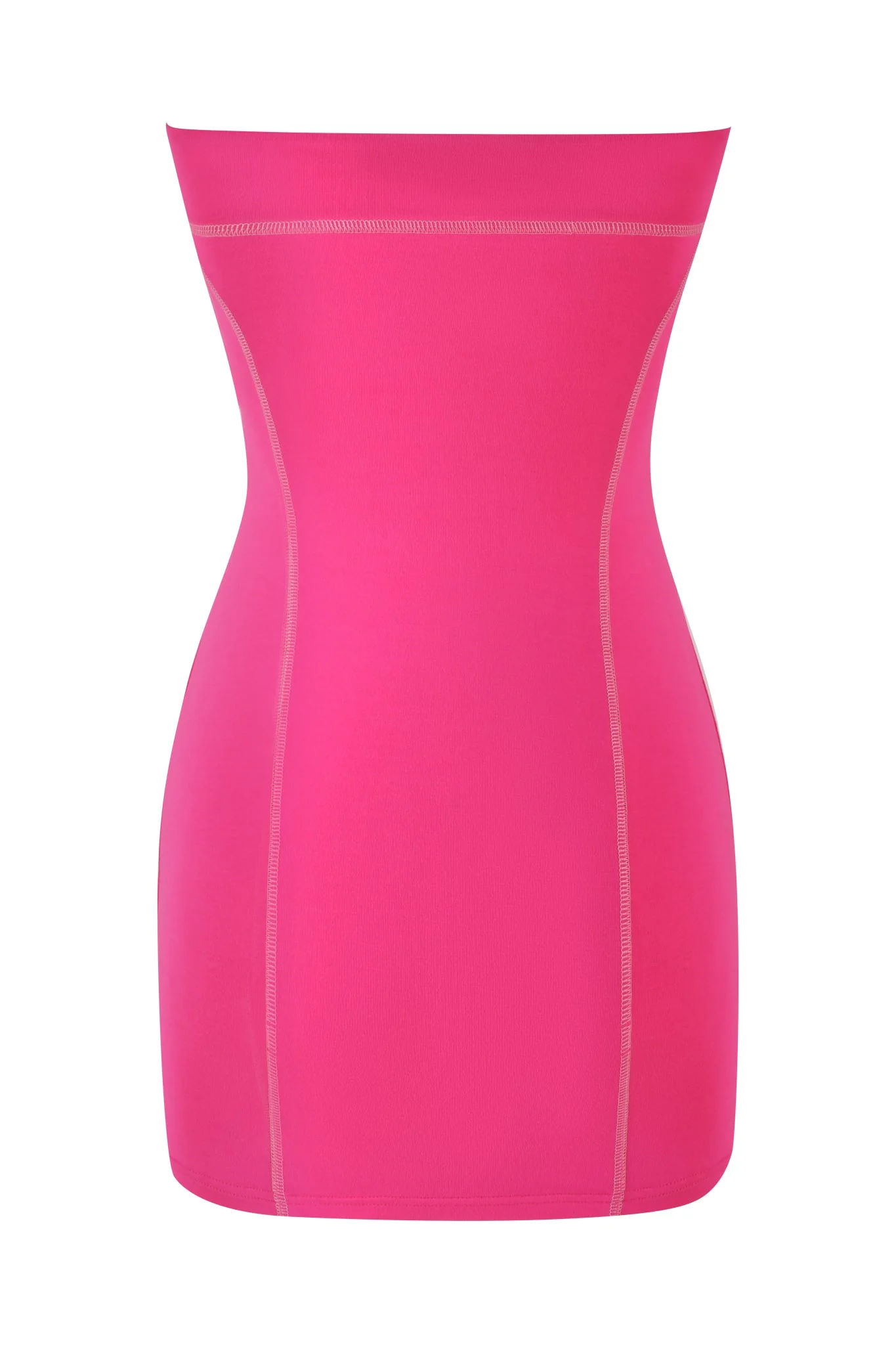 BLARE TUBE MINI DRESS - PINK : HOT PINK - Image 7