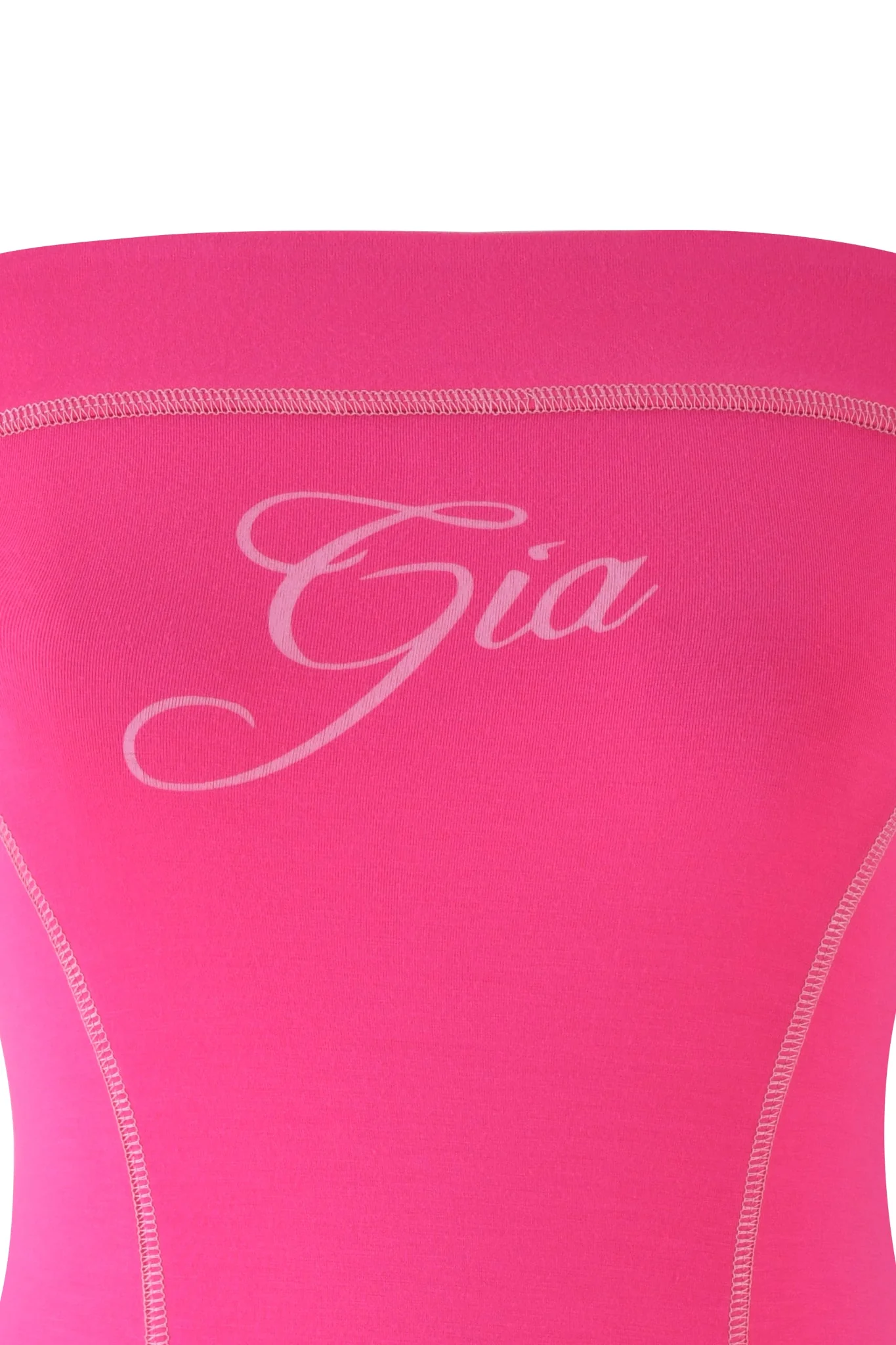 BLARE TUBE MINI DRESS - PINK : HOT PINK - Image 8