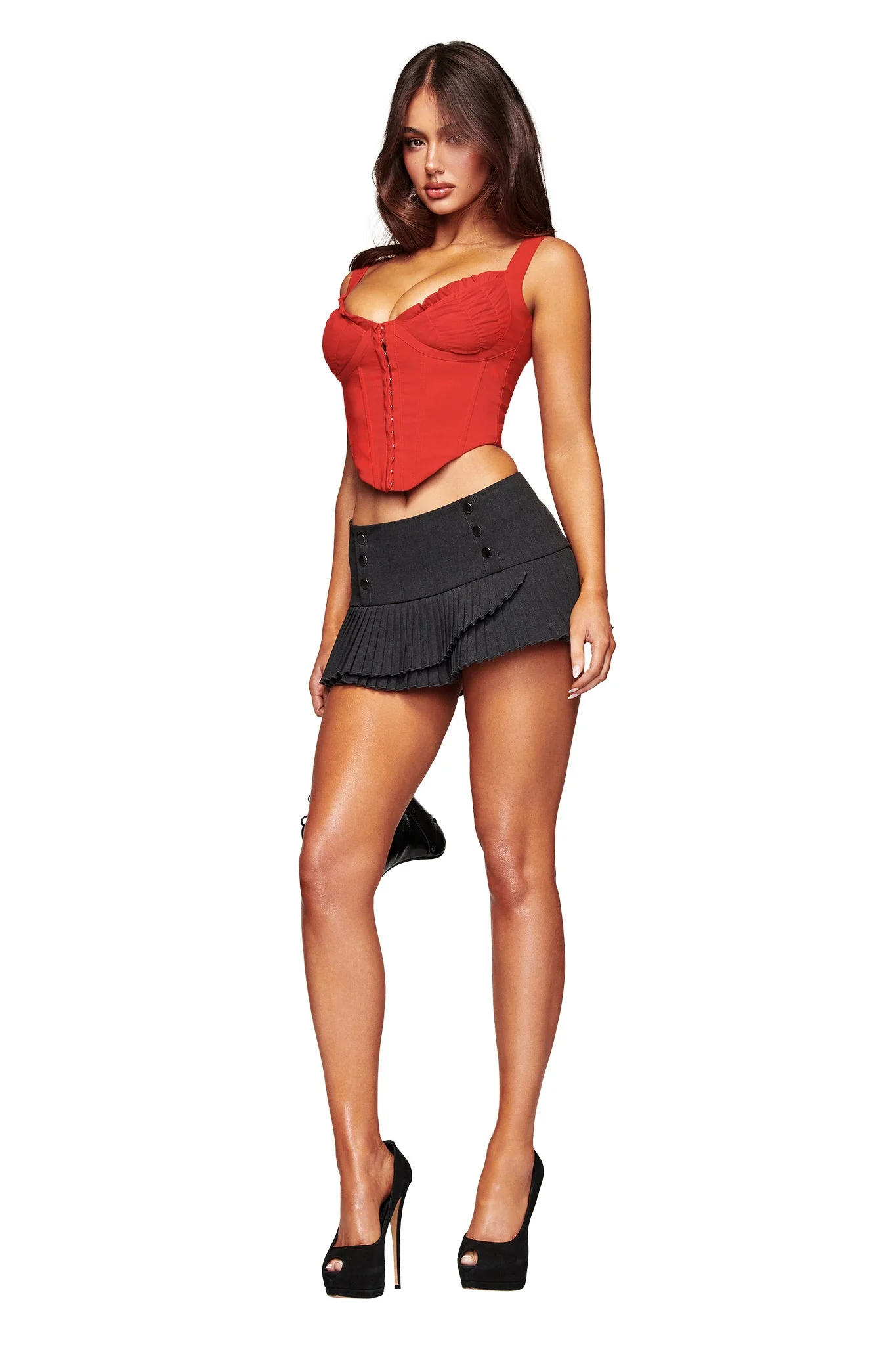 BRI CORSET - RICH RED - Image 5