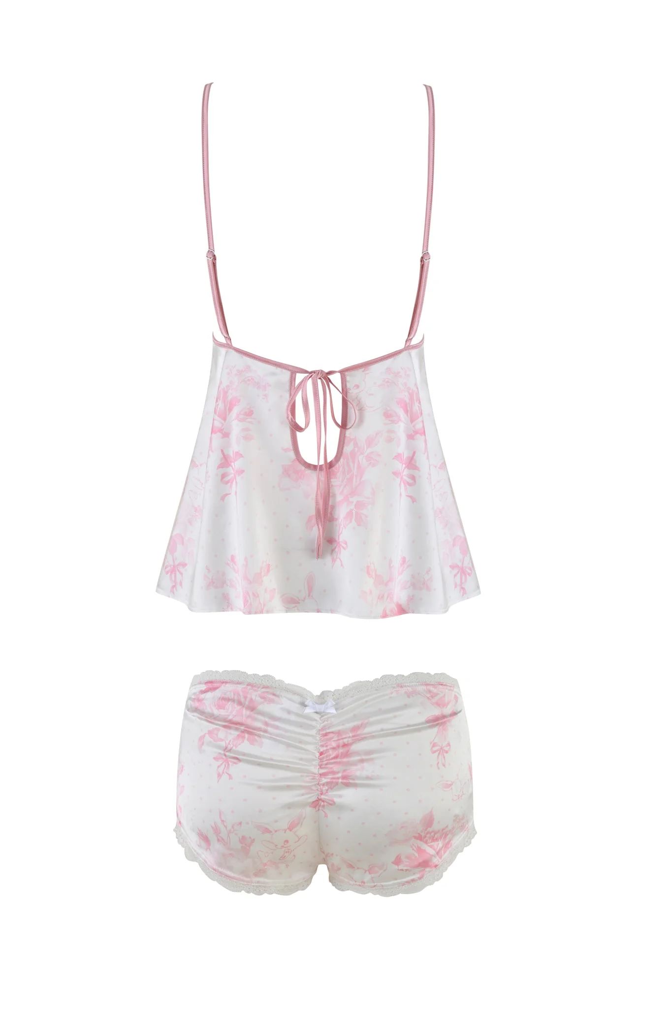 BRIDGET CAMI 2 PIECE SET - PINK : FLORAL - Image 10