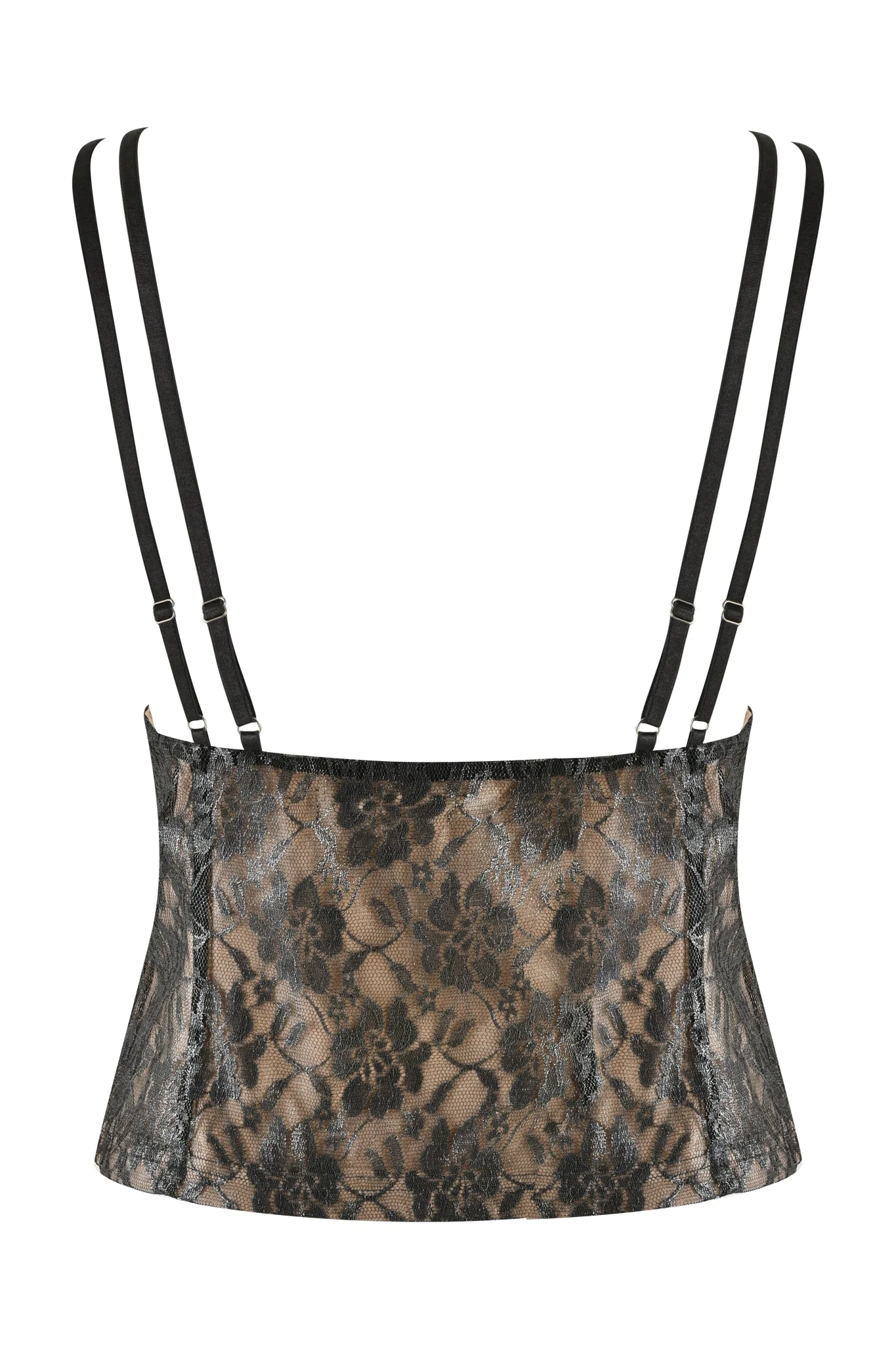 BRIGITTE LACE TOP - BLACK : LACE - Image 6