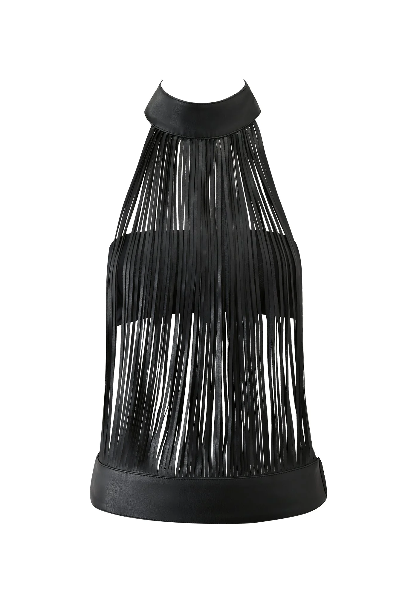 BRISA FRINGE TOP - BLACK - Image 6