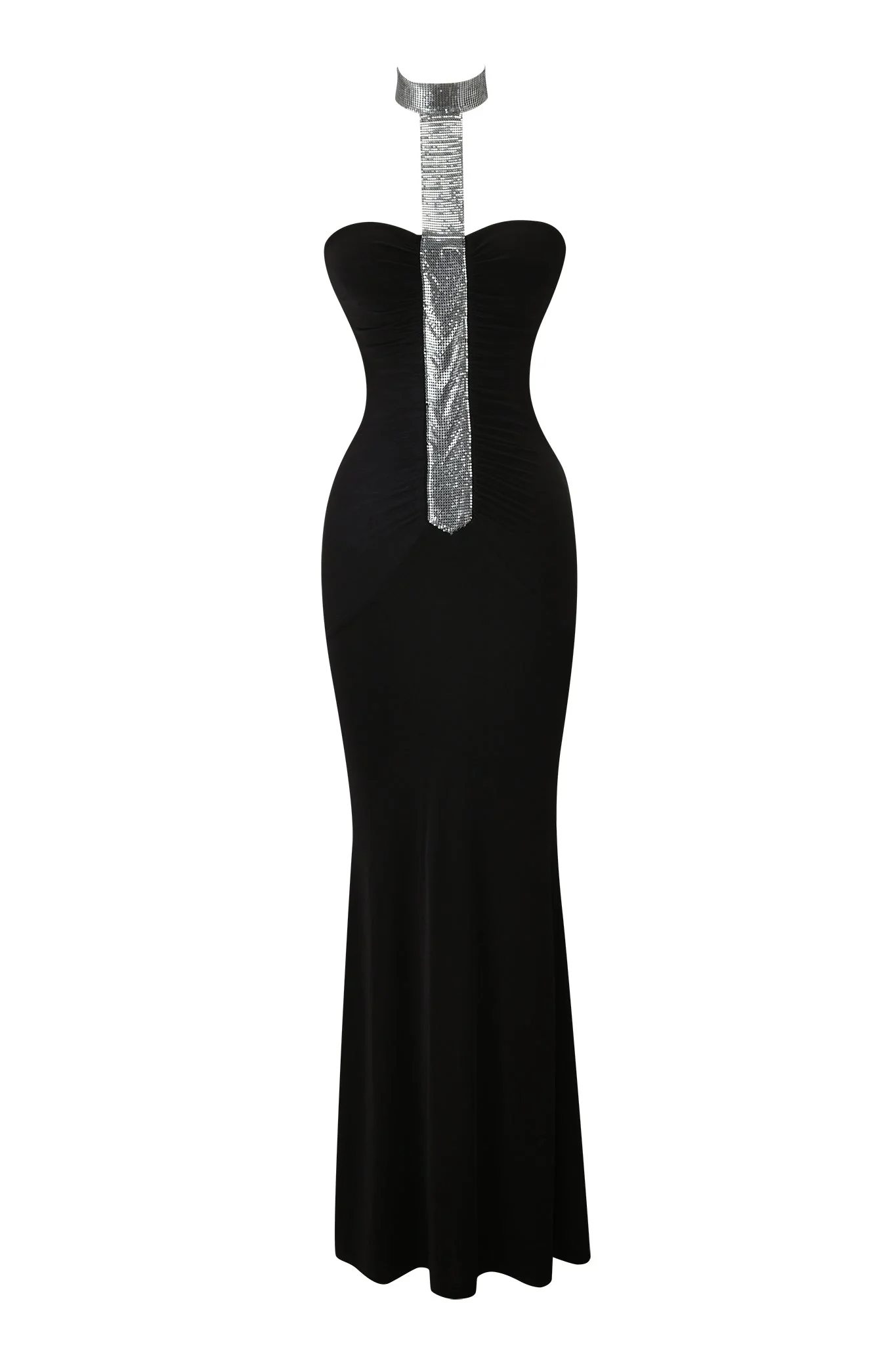 BROOKE MAXI DRESS - BLACK - Image 7