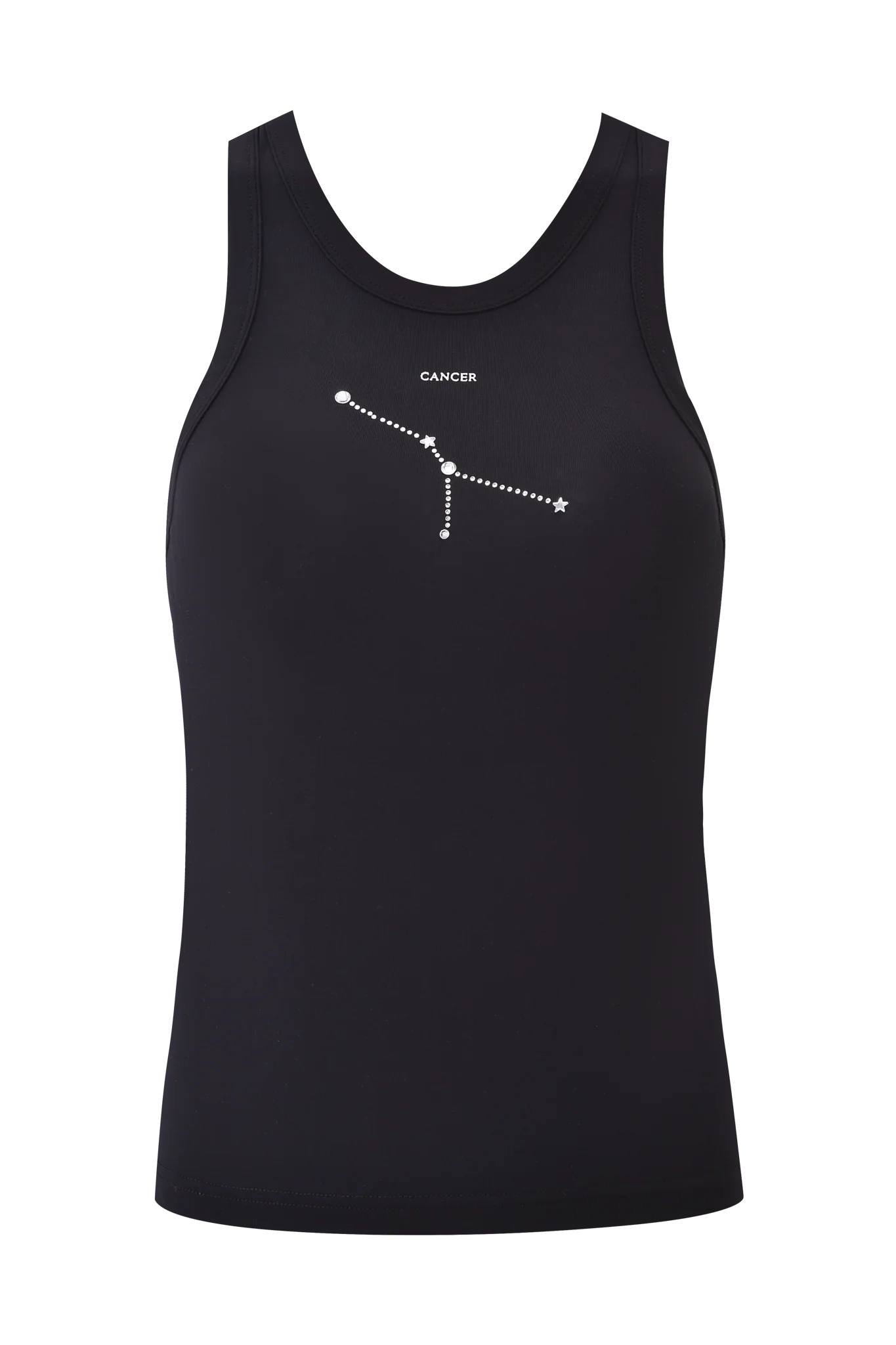CANCER ZODIAC TANK - BLACK - Image 5