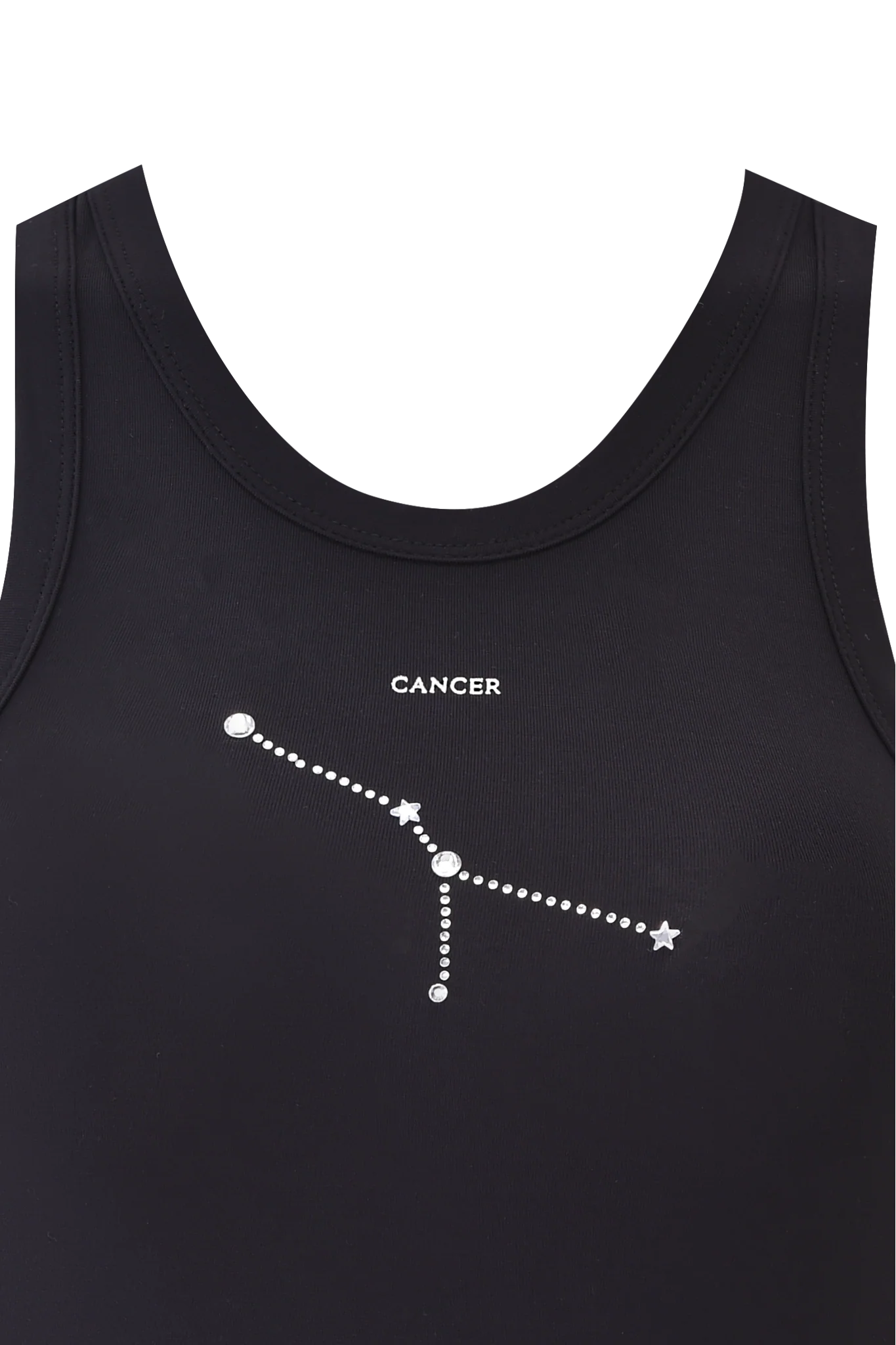 CANCER ZODIAC TANK - BLACK - Image 6