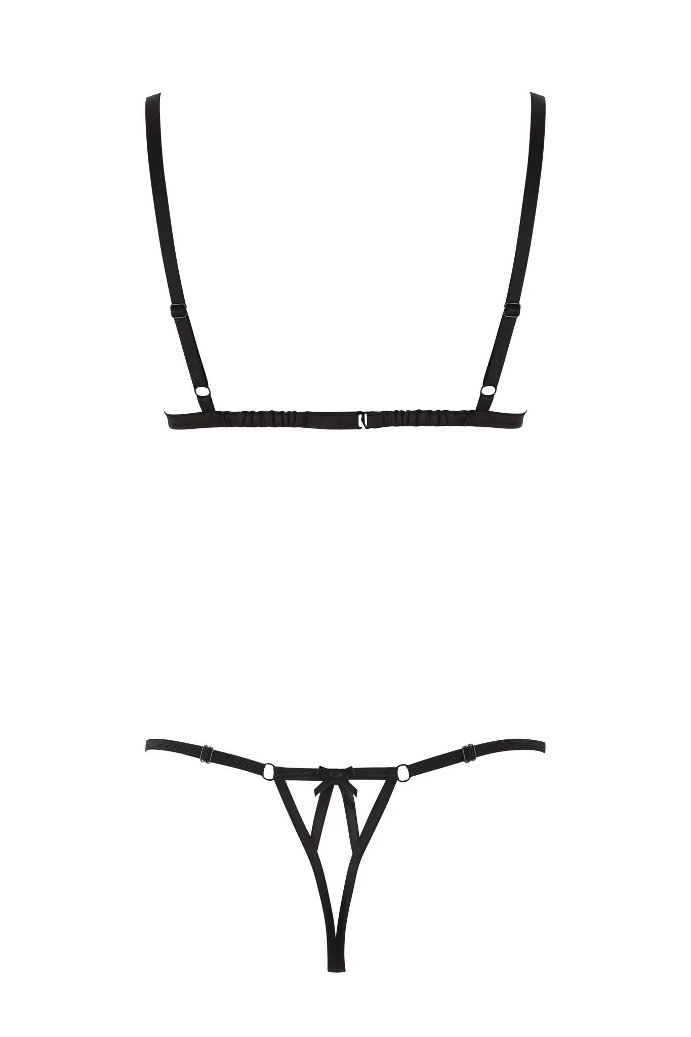 CAROLINA PEEKABOO SET - BLACK - Image 6