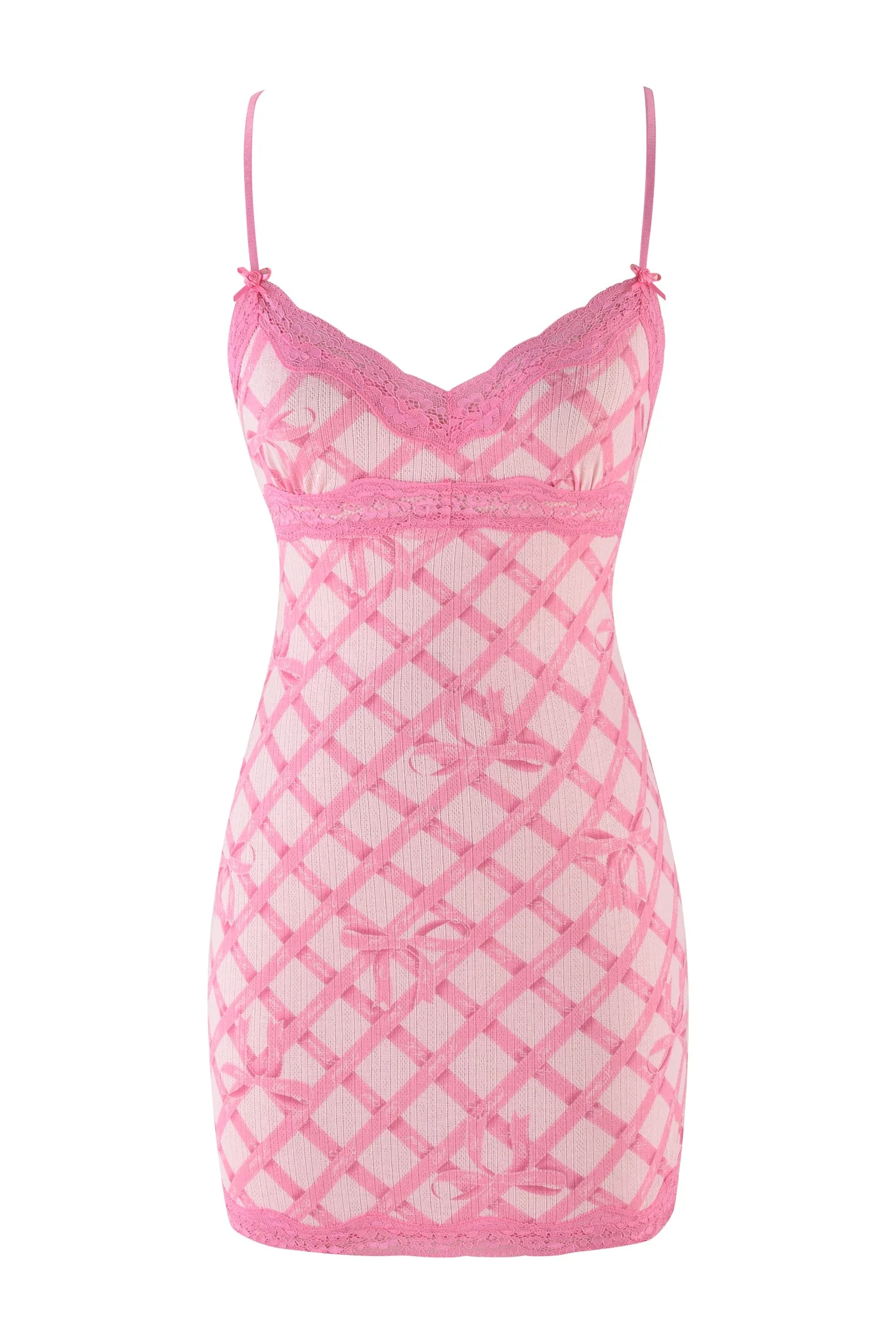 CASSIA SLIP DRESS - PINK : DIGITAL : TIE ME UP IN GIA - Image 6