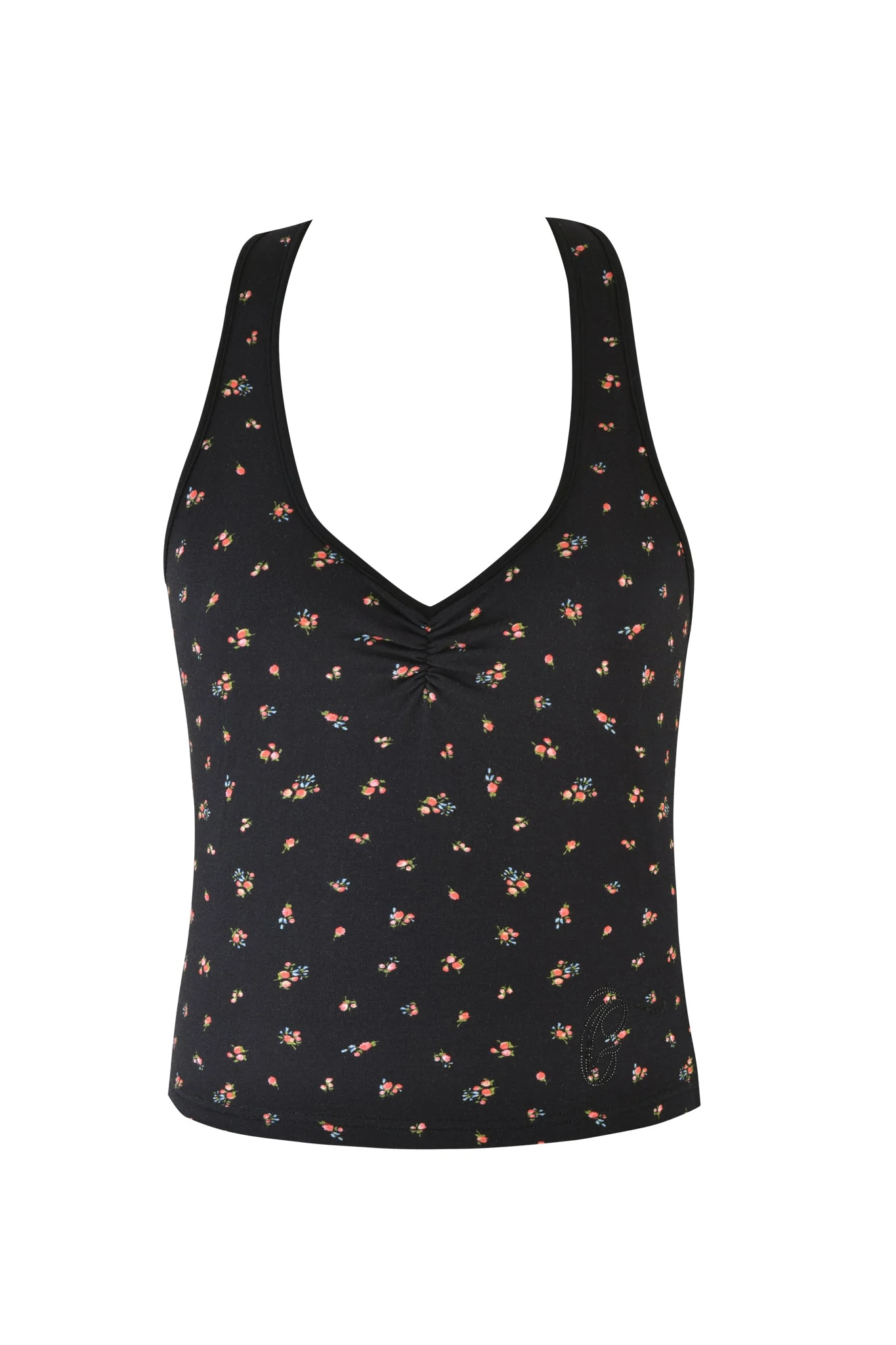 CELESTE TOP - BLACK : DITSY FLORAL - Image 7