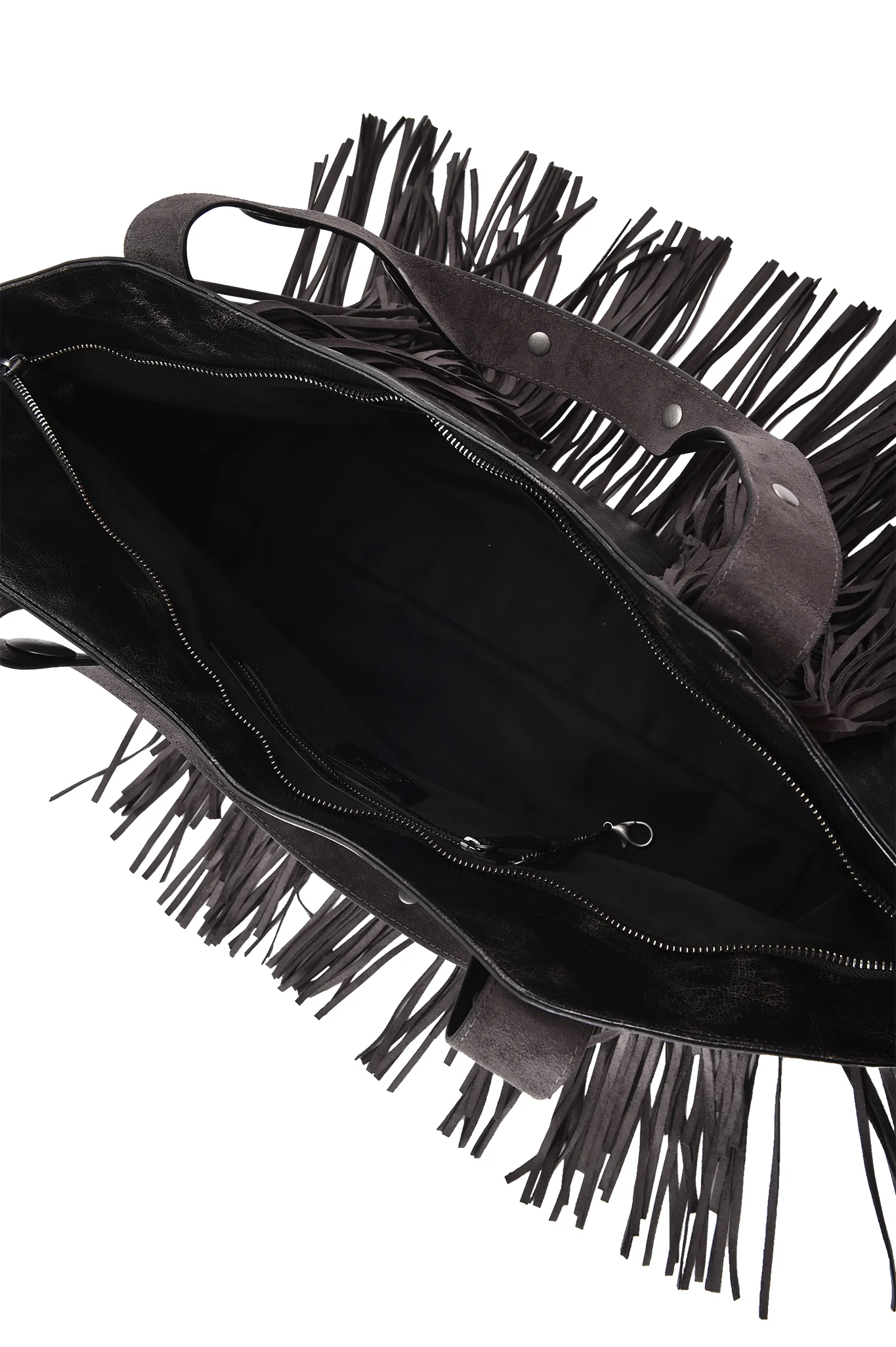 CHROMA FRINGE BAG  - BLACK - Image 9