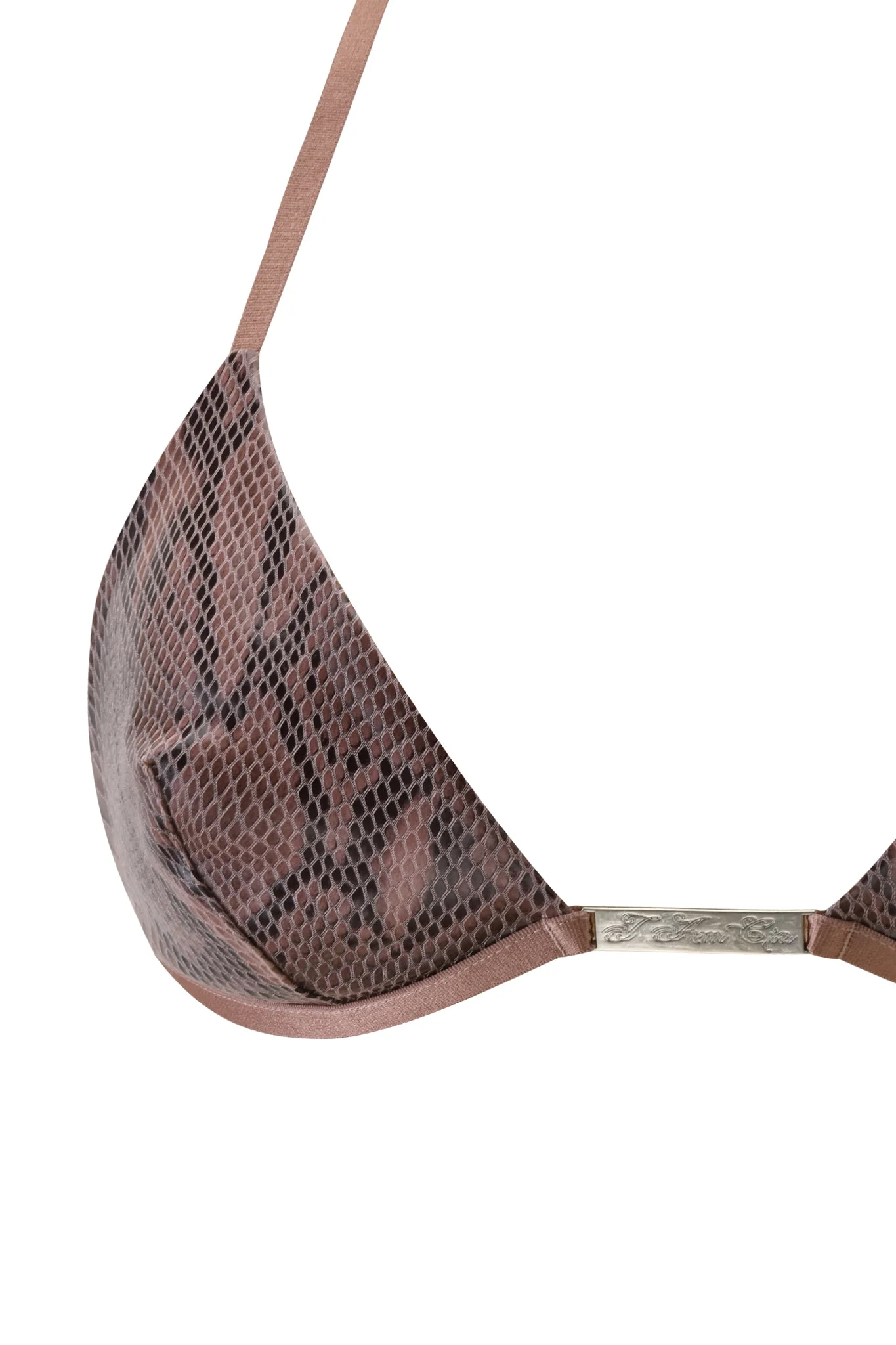 CINNA TRIANGLE TOP - SNAKESKIN - Image 7