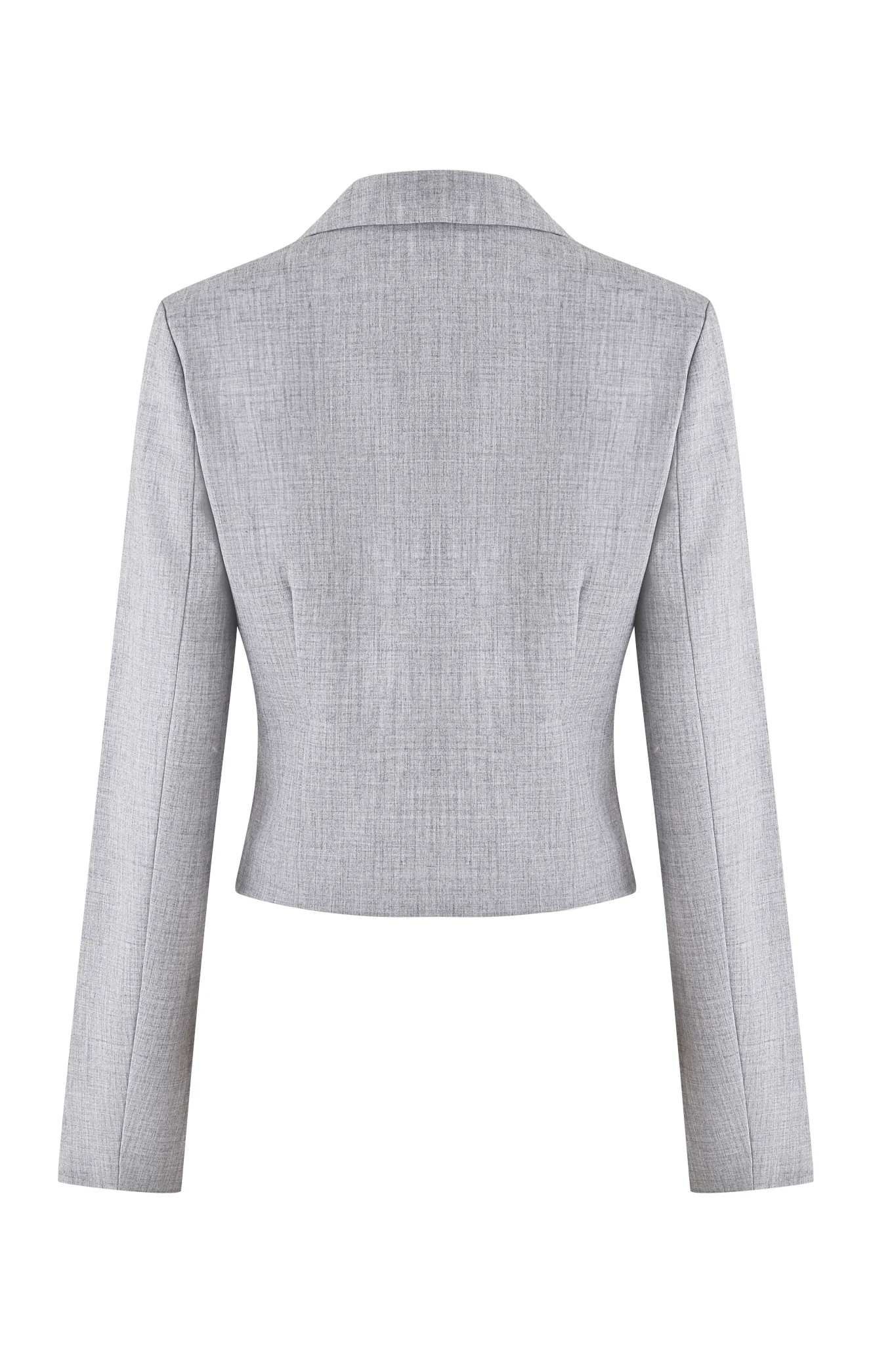 CLAUDETTE JACKET - GREY : PLAID - Image 6