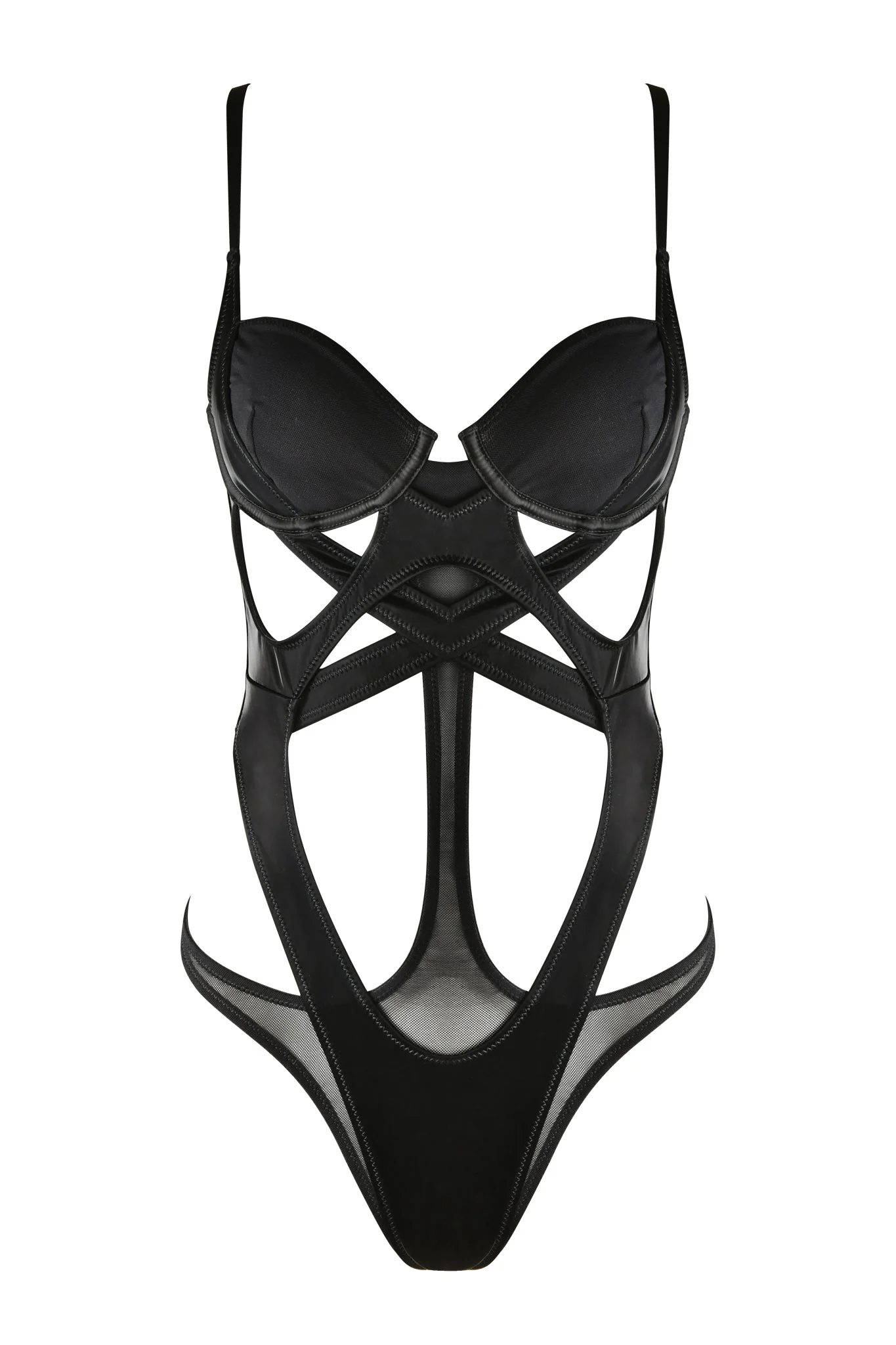 CLEO BODYSUIT - BLACK - Image 6