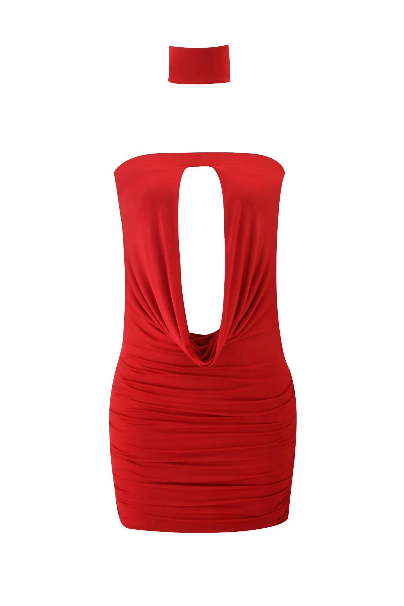 COPINE MINI DRESS - DEEP RED - Image 10