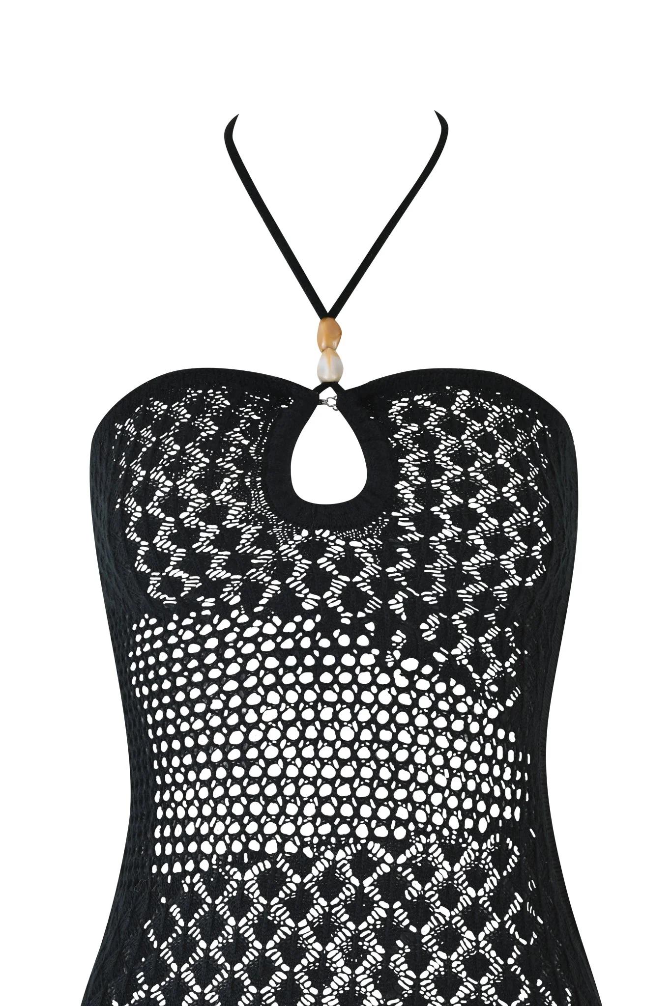 CORALIE MINI DRESS - BLACK - Image 8