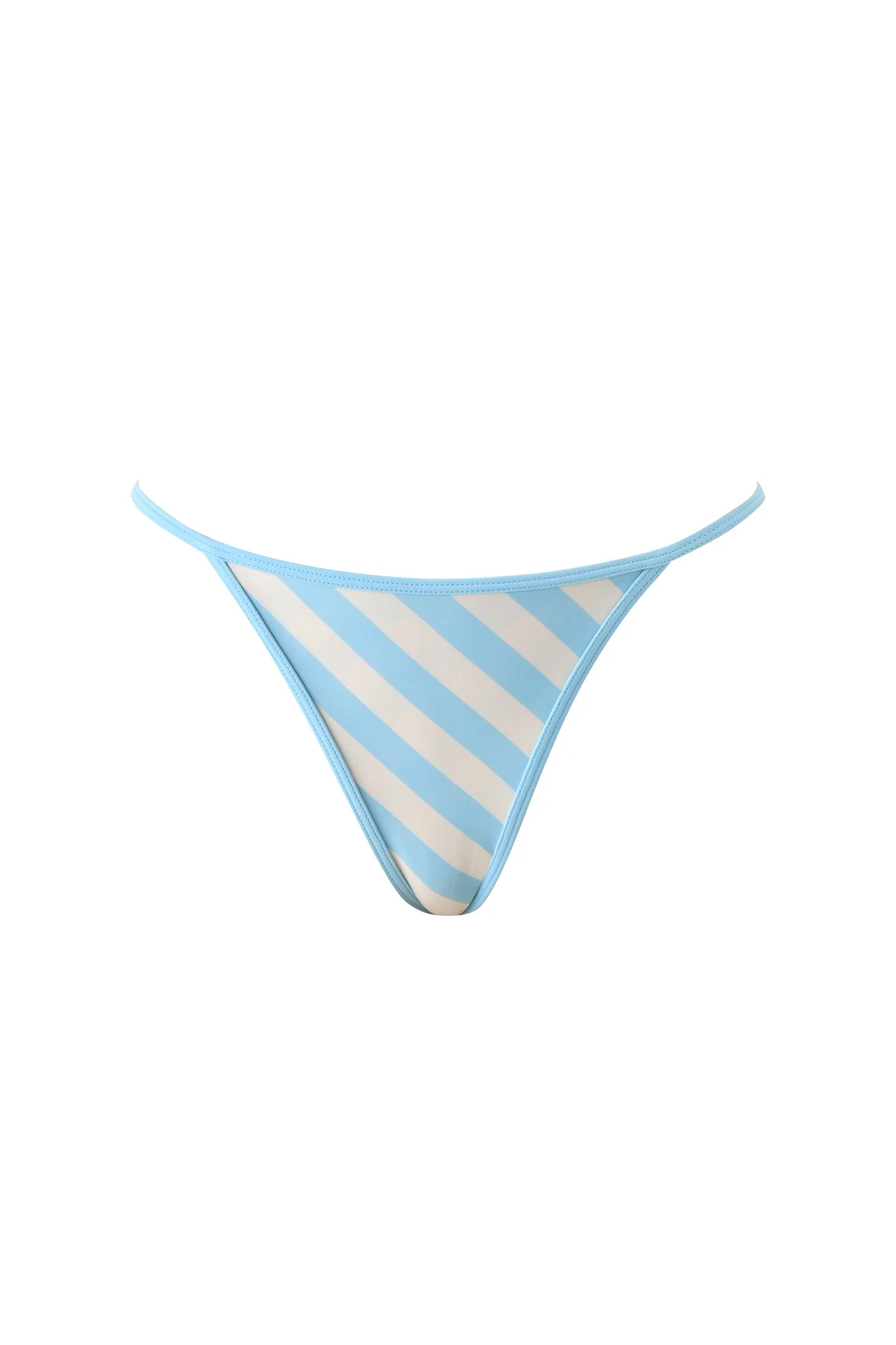 CORDELIA BIKINI BOTTOM - BLUE STRIPE - Image 6