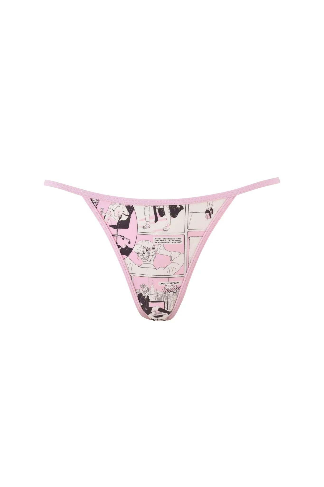 CORDELIA BIKINI BOTTOM - PINK : DIGITAL : COMIC PRINT - Image 7