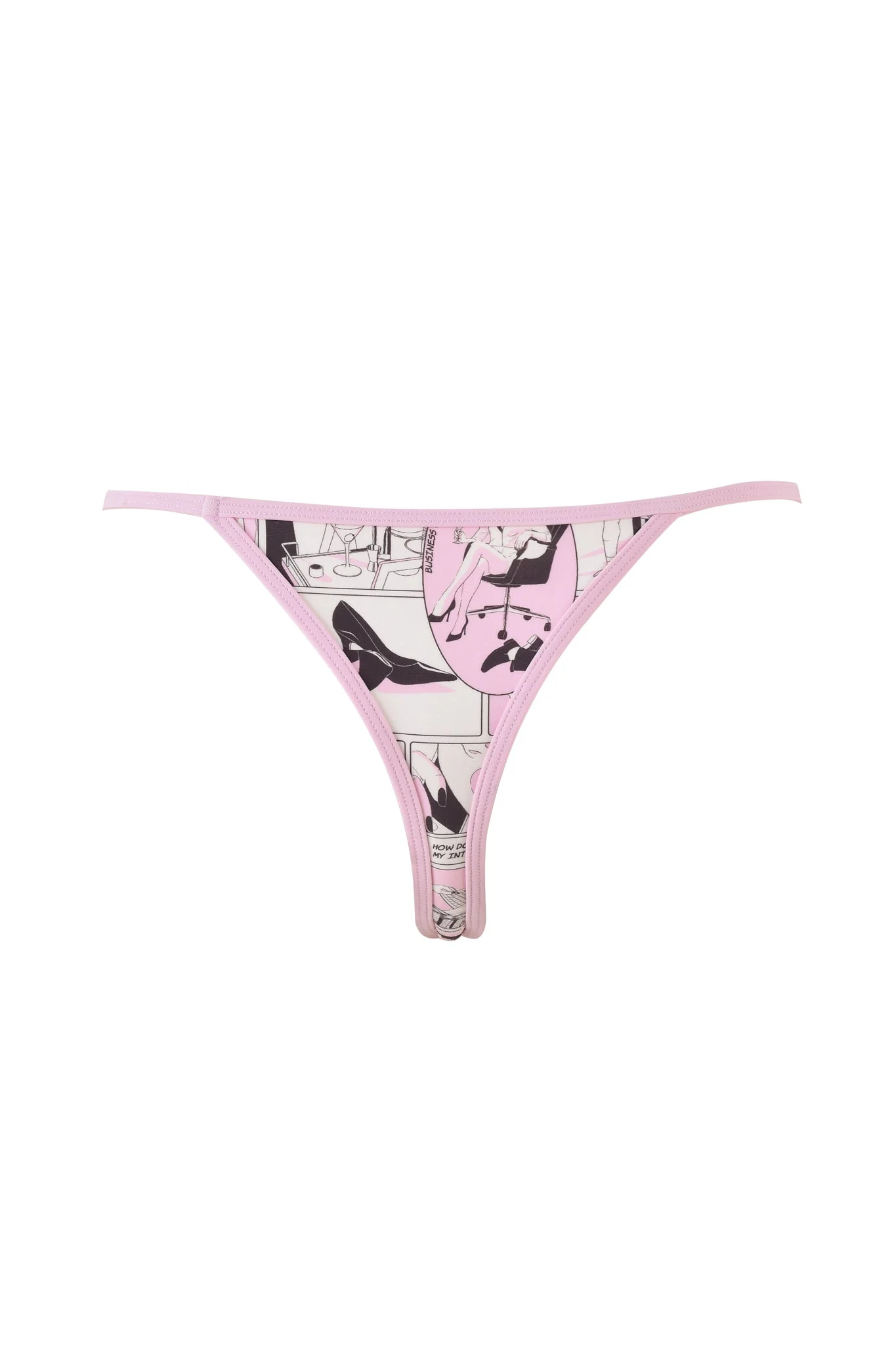 CORDELIA BIKINI BOTTOM - PINK : DIGITAL : COMIC PRINT - Image 8