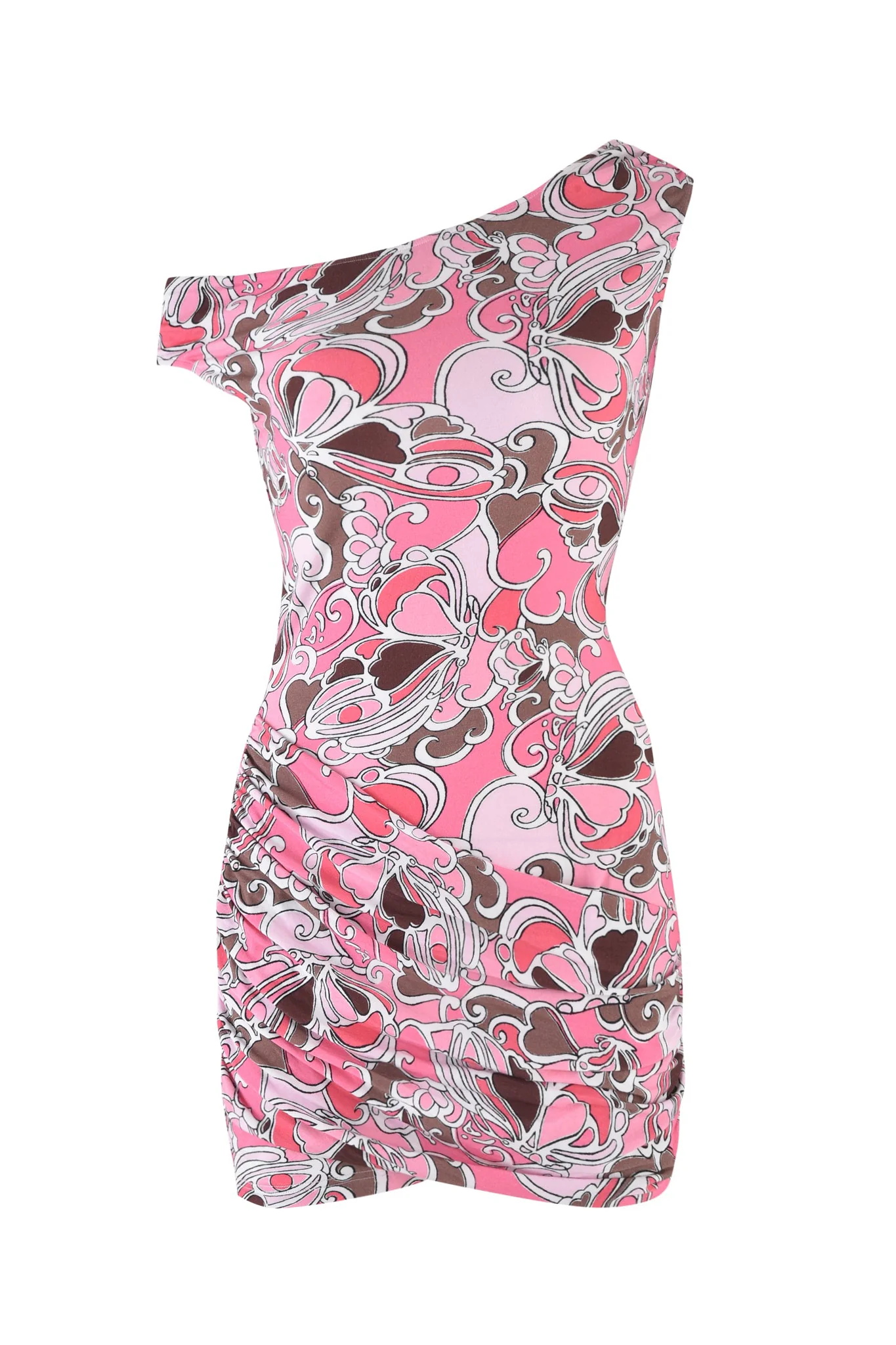 CORRINE MINI DRESS - PINK BUTTERFLY BLOOM - Image 7