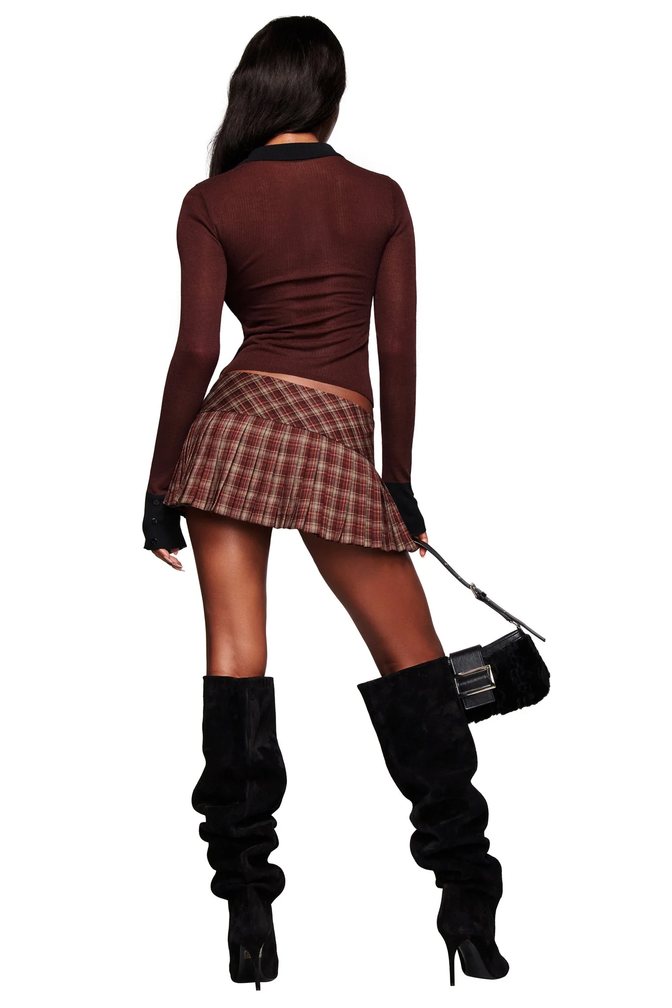 DAVINA TOP - BROWN - Image 3