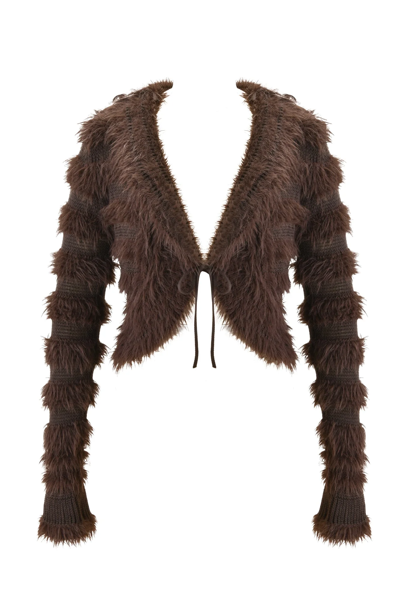 DEMETRIA CARDIGAN - BROWN - Image 6