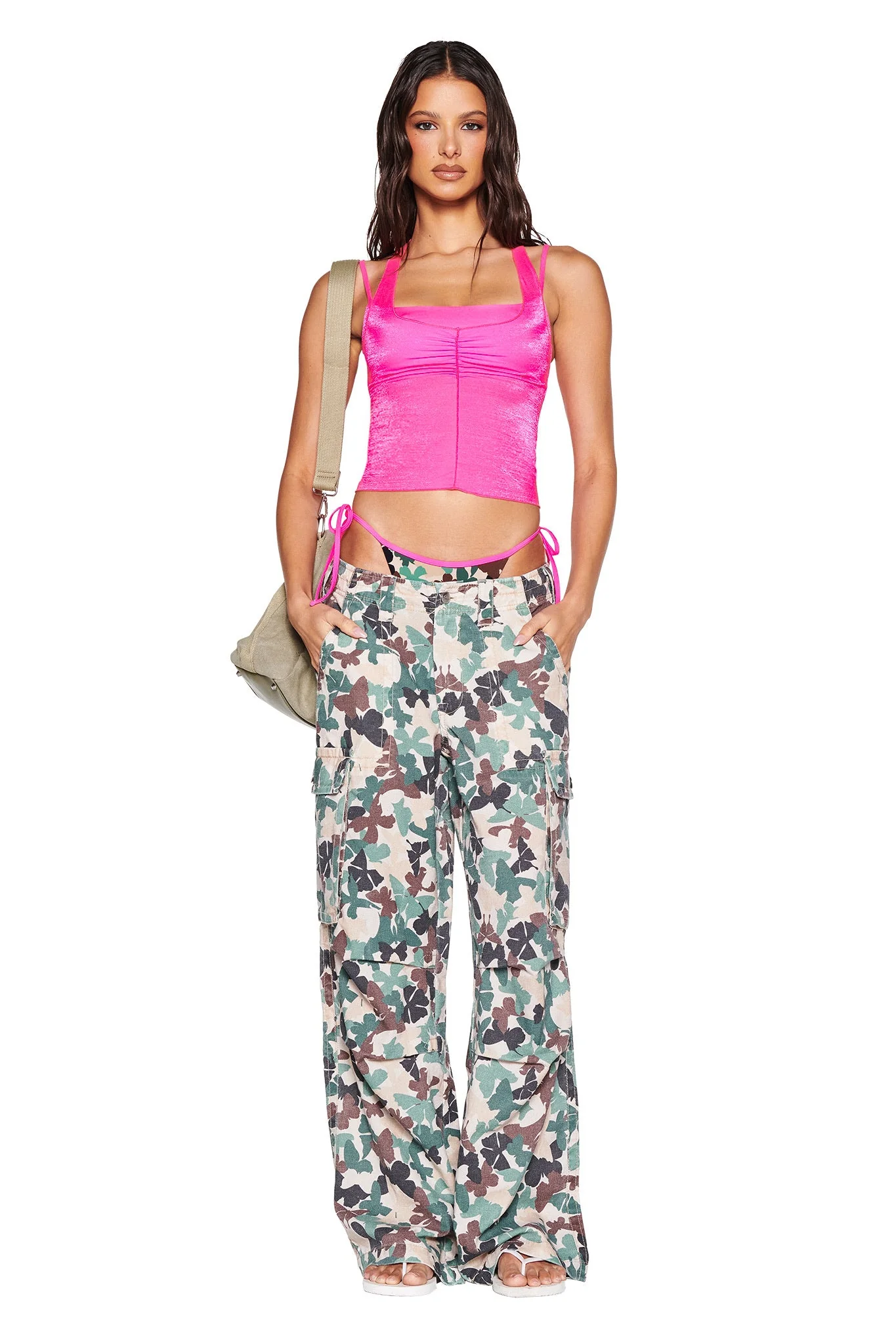EFFIE CARGO PANT - FLUTTER CAMO - Image 2