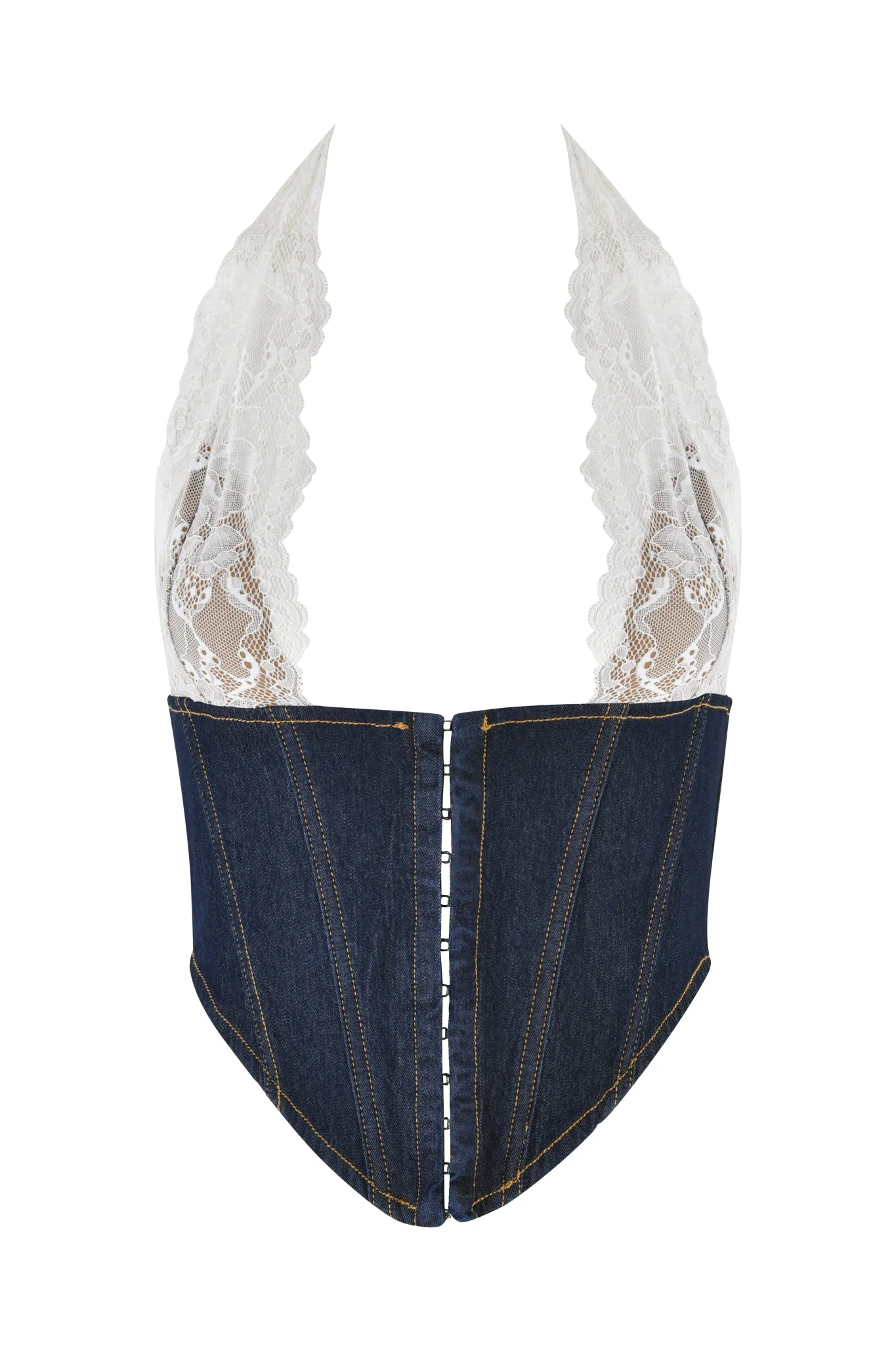 ELLENA CORSET - BLUE : DARK WASH - Image 5