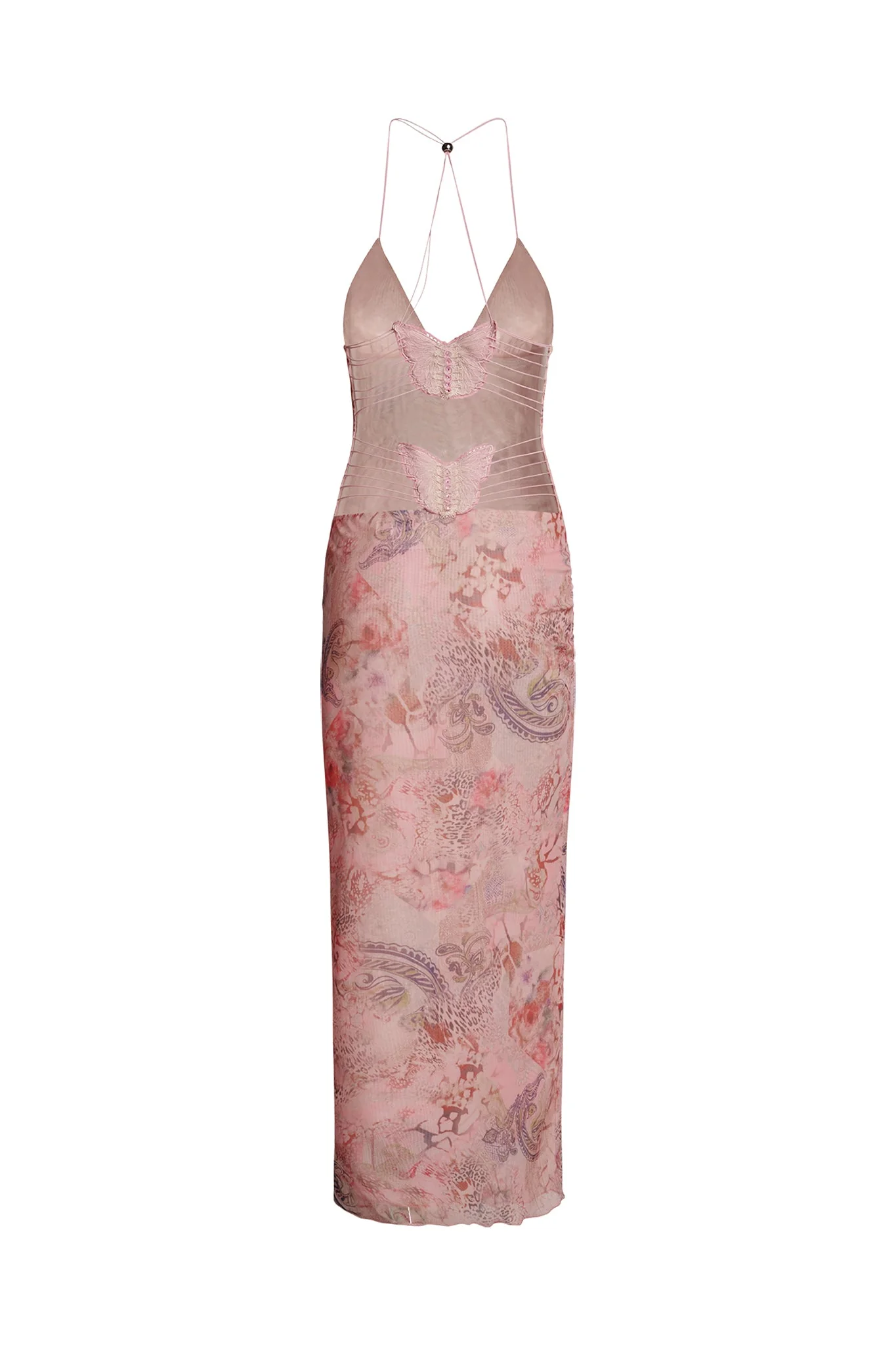 ELLERY DRESS - PINK : FLORA PAISLEY - Image 8