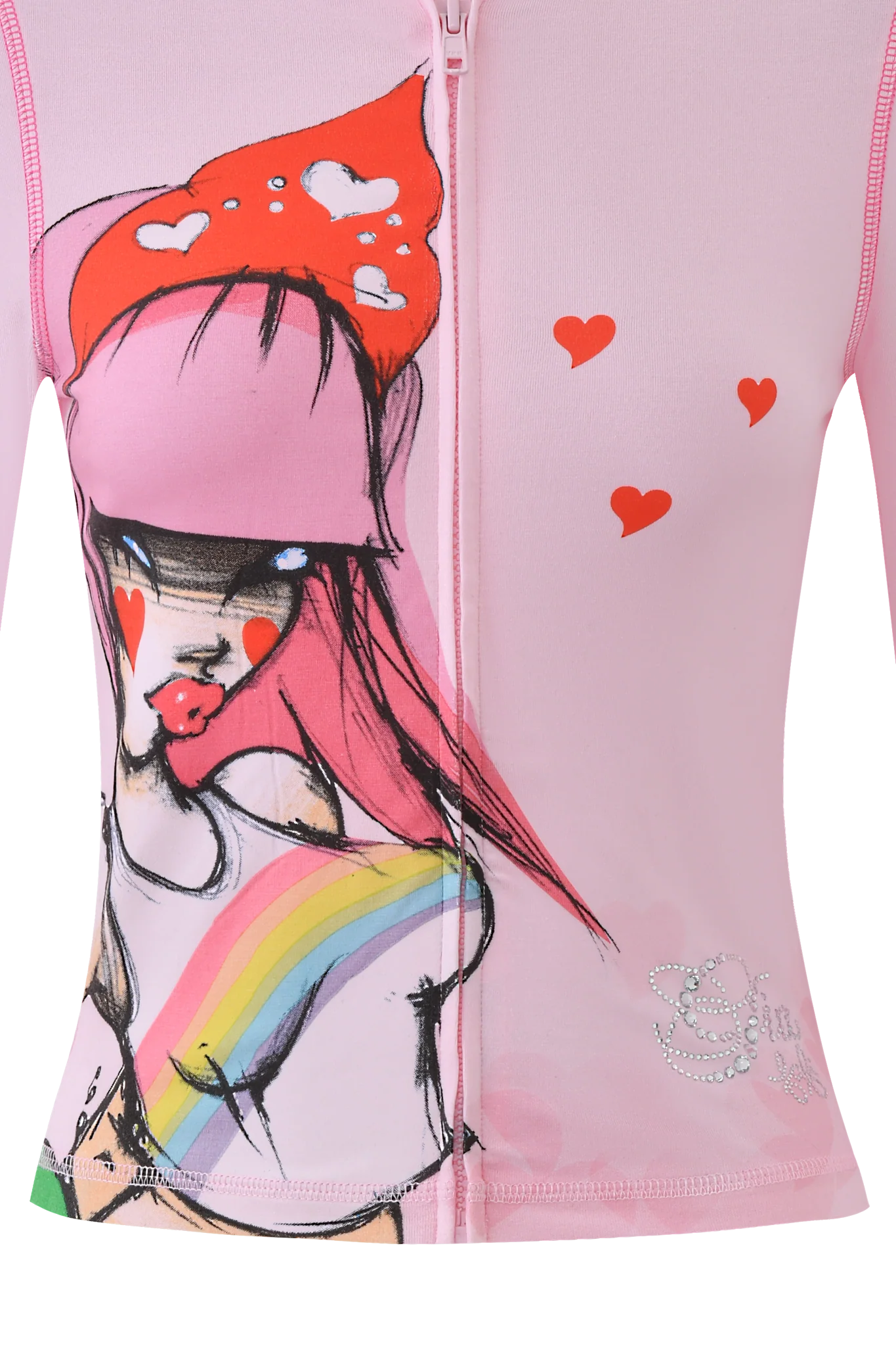 FAFI BLARE HOODIE - BABY PINK - Image 8