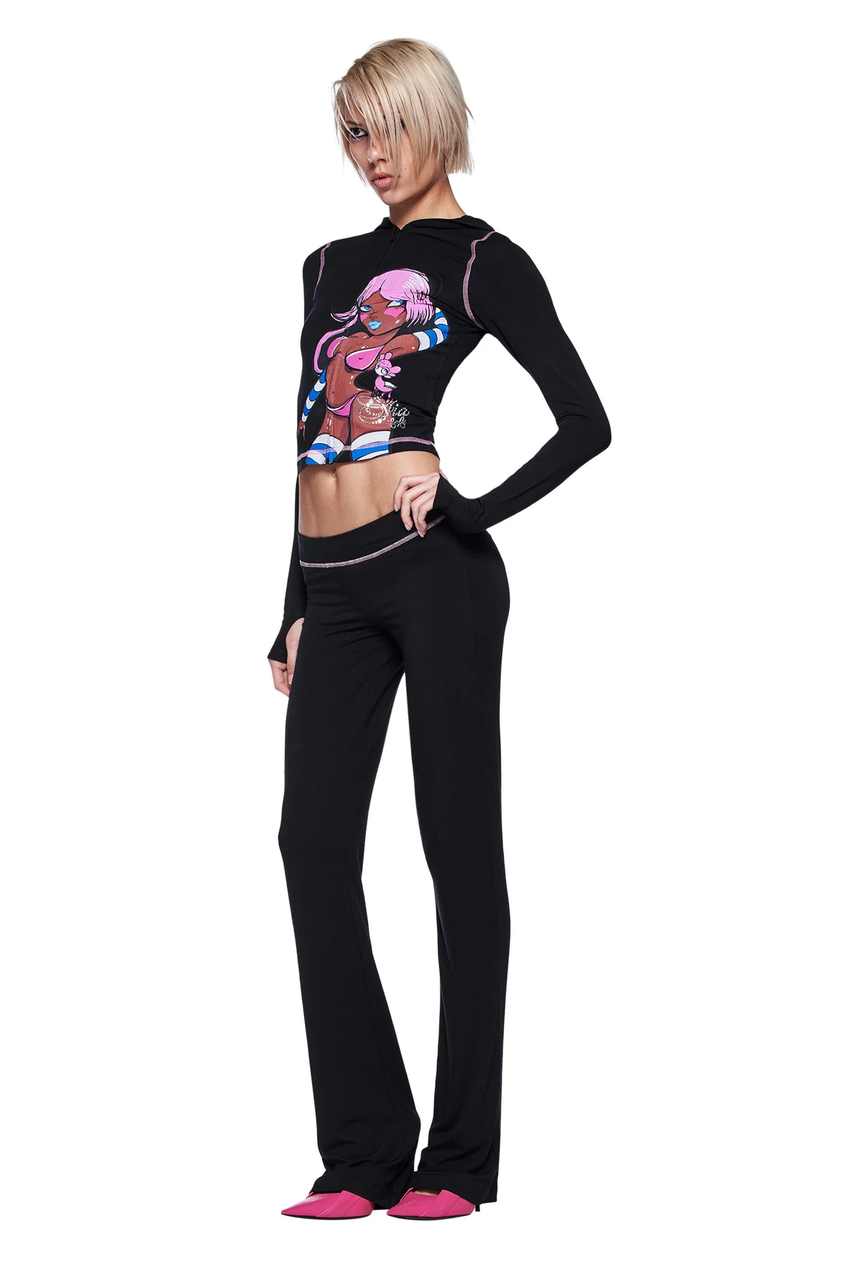 FAFI BLARE HOODIE - BLACK - Image 3