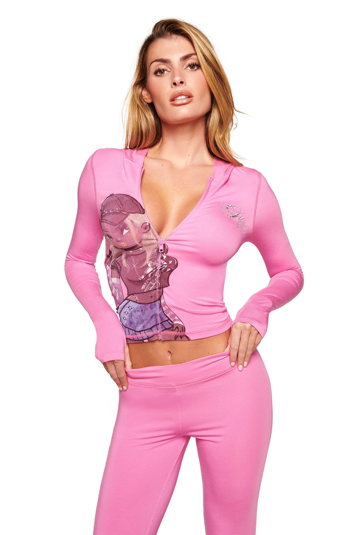 FAFI BLARE HOODIE - BUBBLEGUM PINK - Image 5