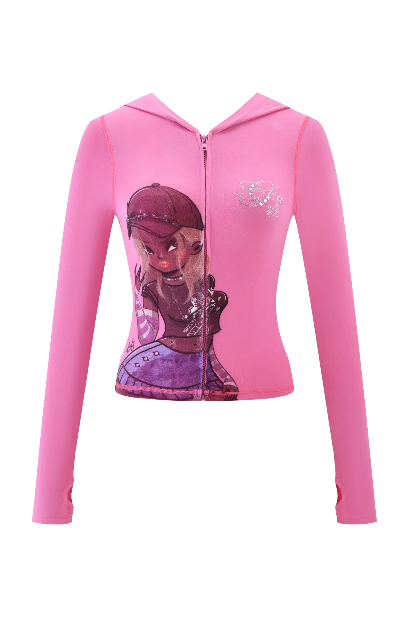 FAFI BLARE HOODIE - BUBBLEGUM PINK - Image 7