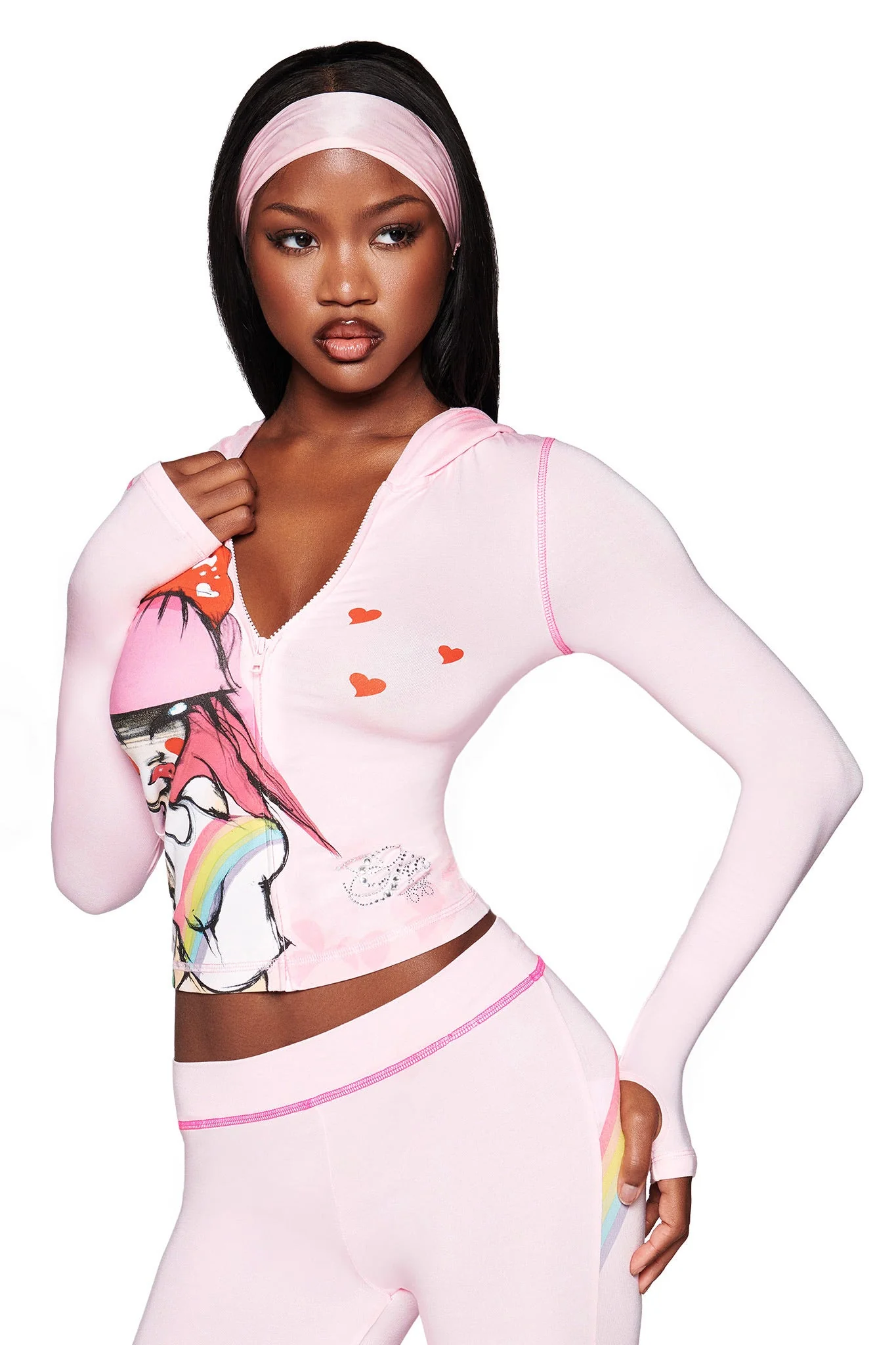 FAFI BLARE PANT - BABY PINK - Image 2