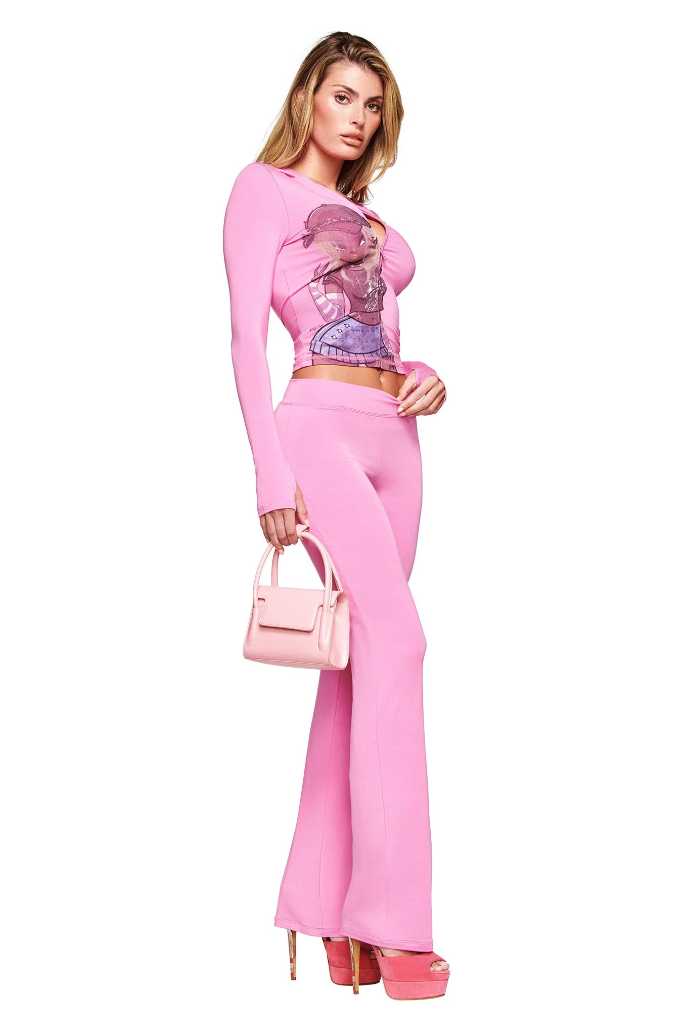 FAFI BLARE PANT - BUBBLEGUM PINK - Image 6