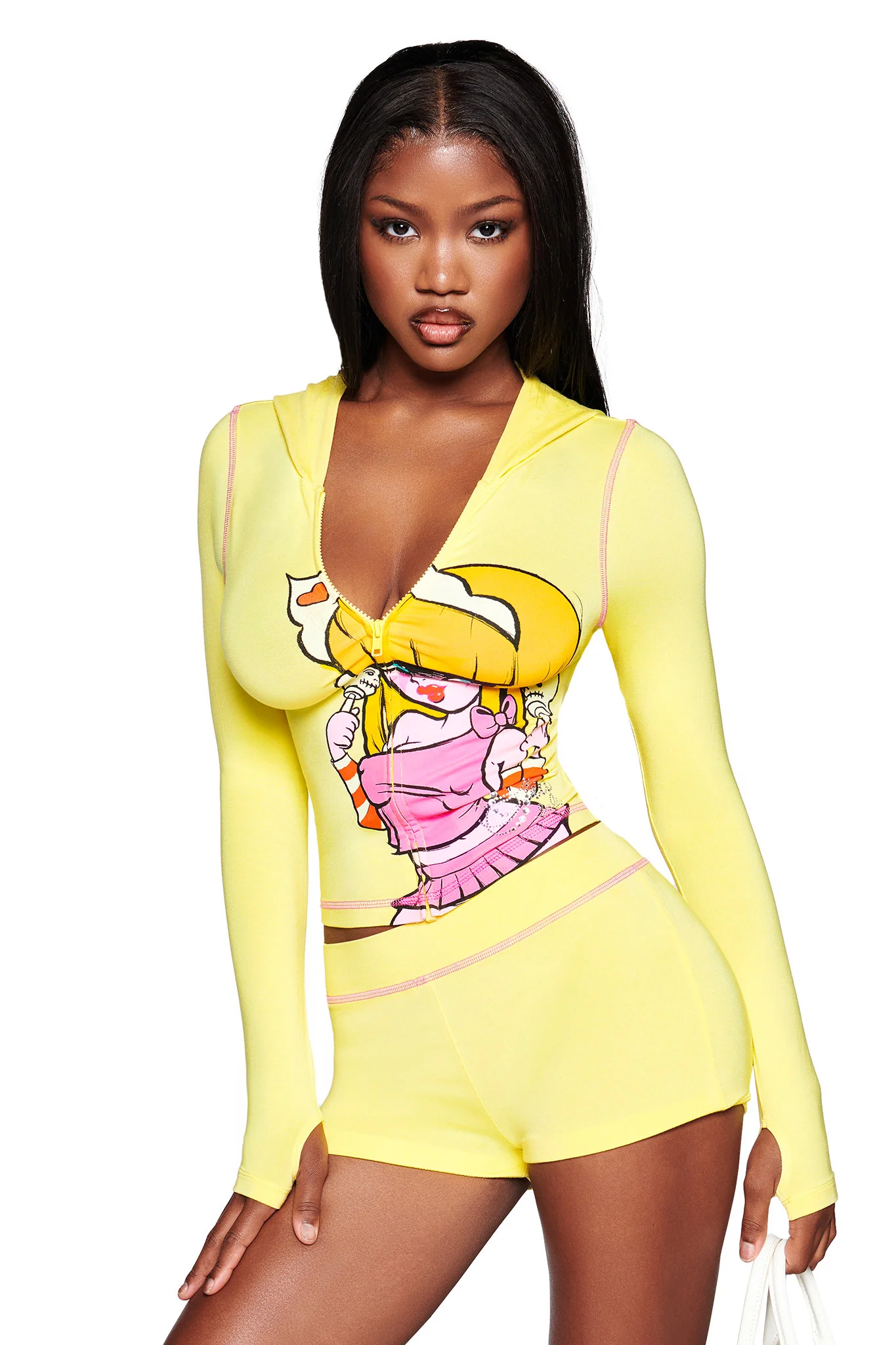FAFI BLARE SHORT - YELLOW - Image 4