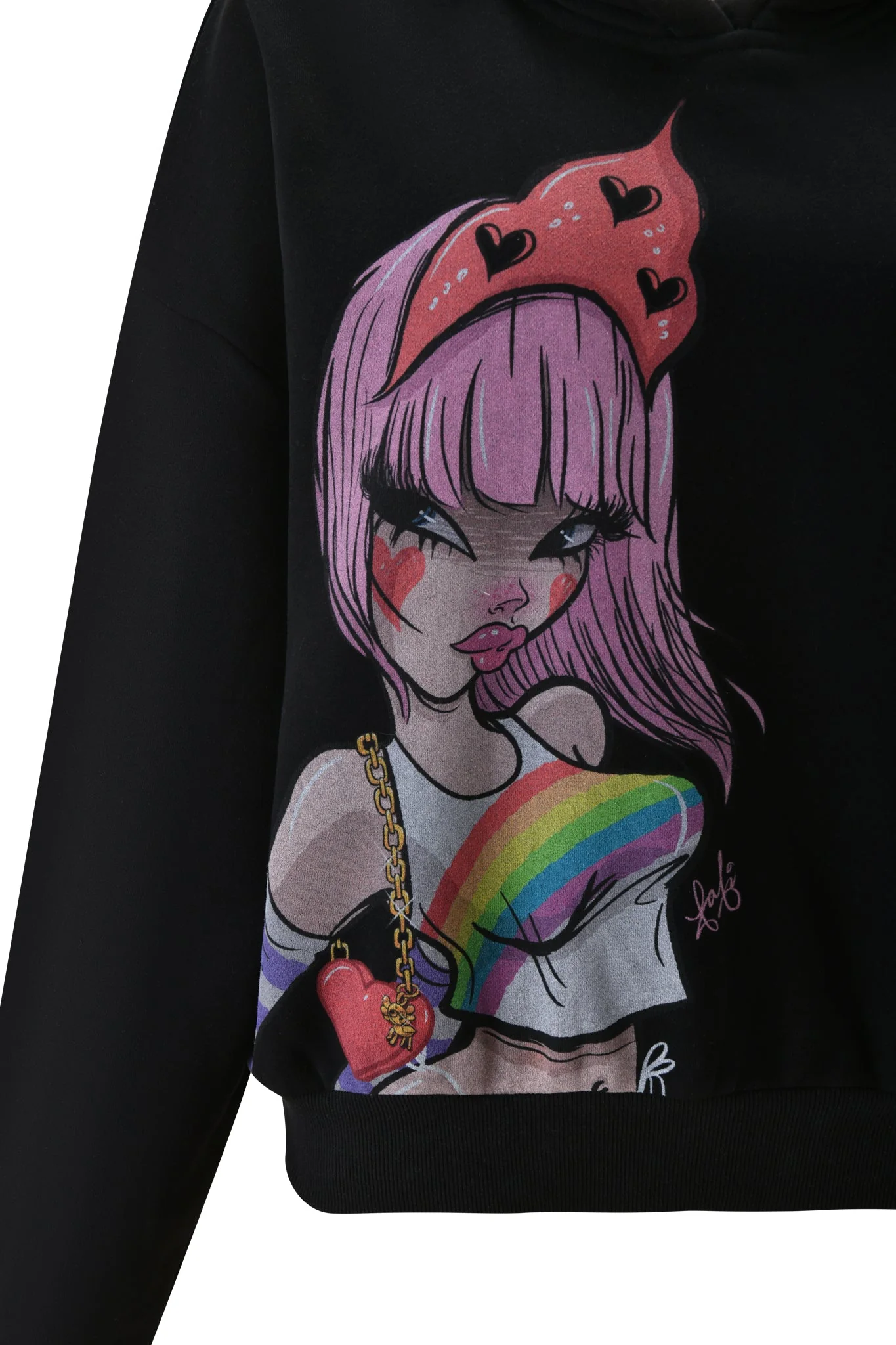 FAFI HOODIE - BLACK - Image 10