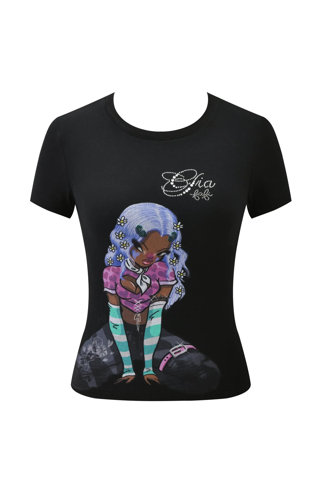 FAFI T-SHIRT - BLACK - Image 6
