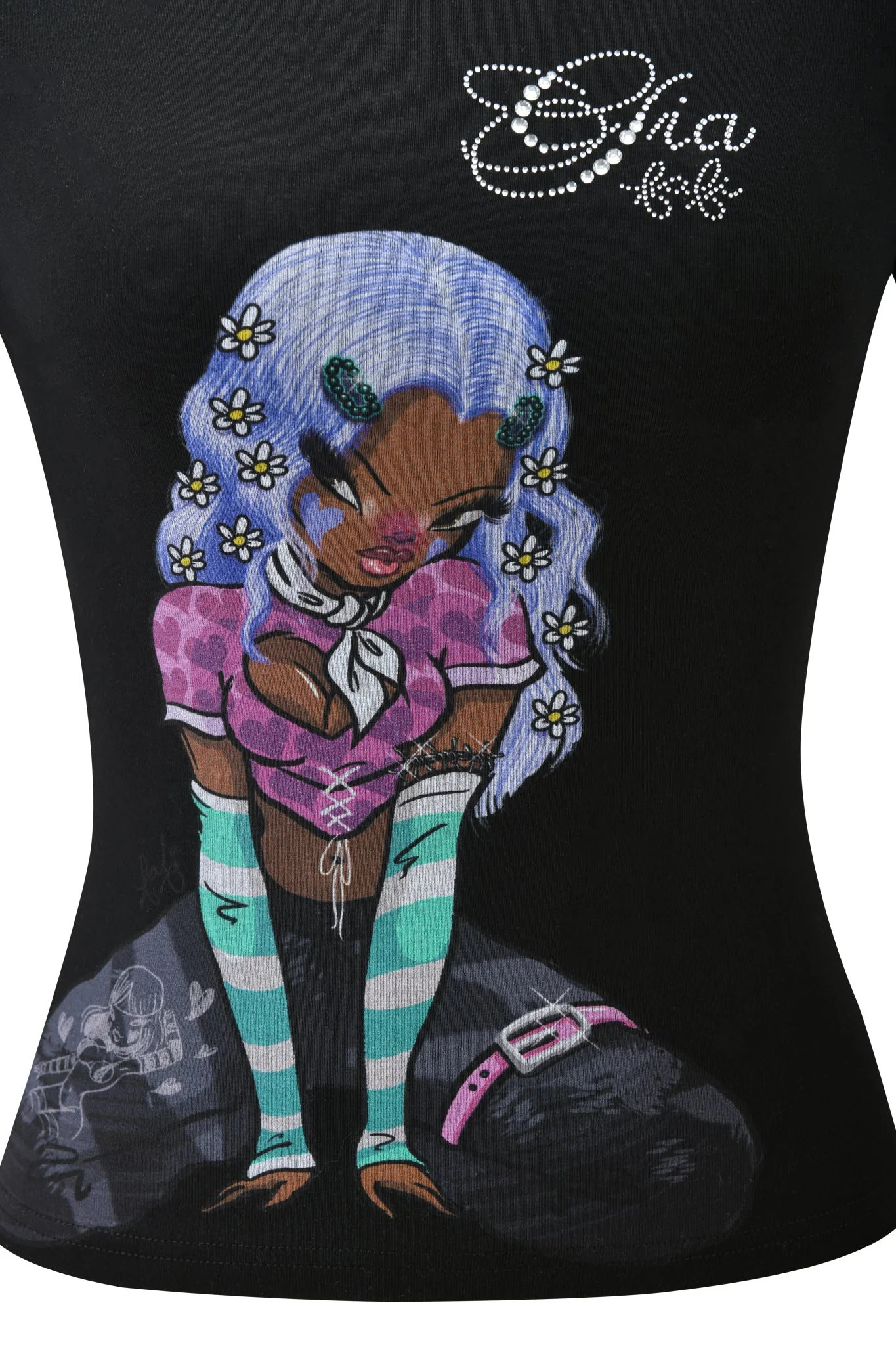 FAFI T-SHIRT - BLACK - Image 7