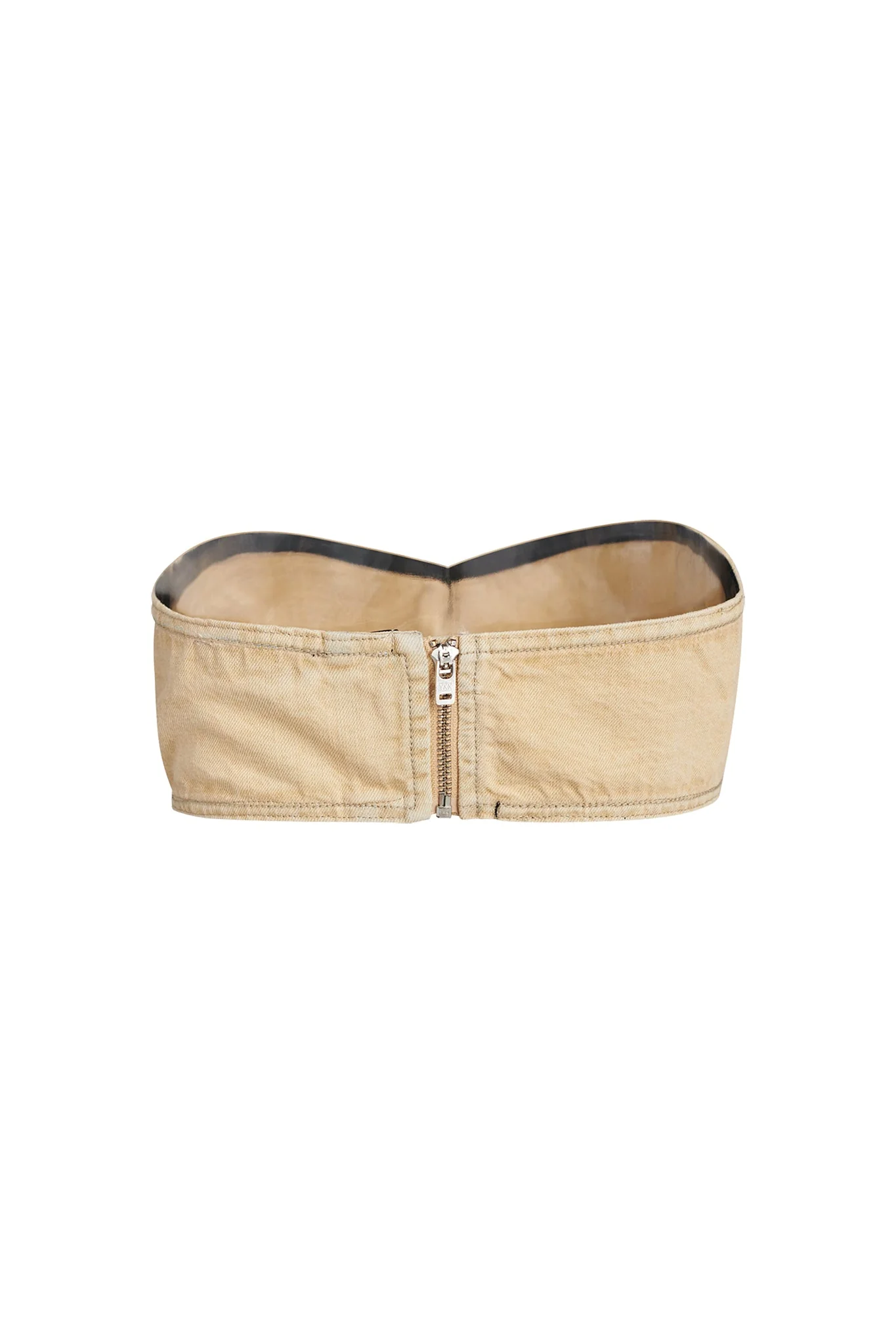 FAUNA BANDEAU - BEIGE : TAN DENIM - Image 6