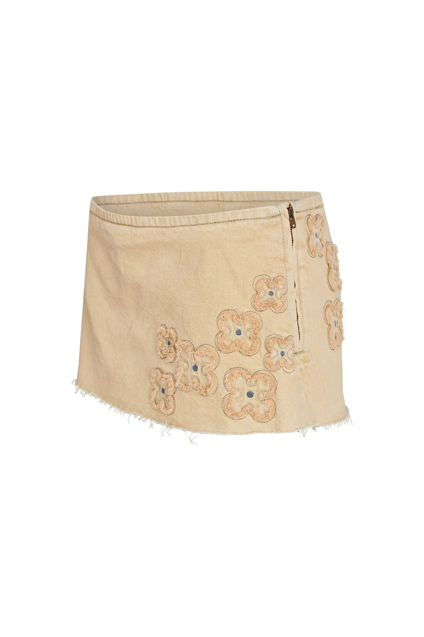 FAUNA MINI SKORT - BEIGE : TAN DENIM - Image 10
