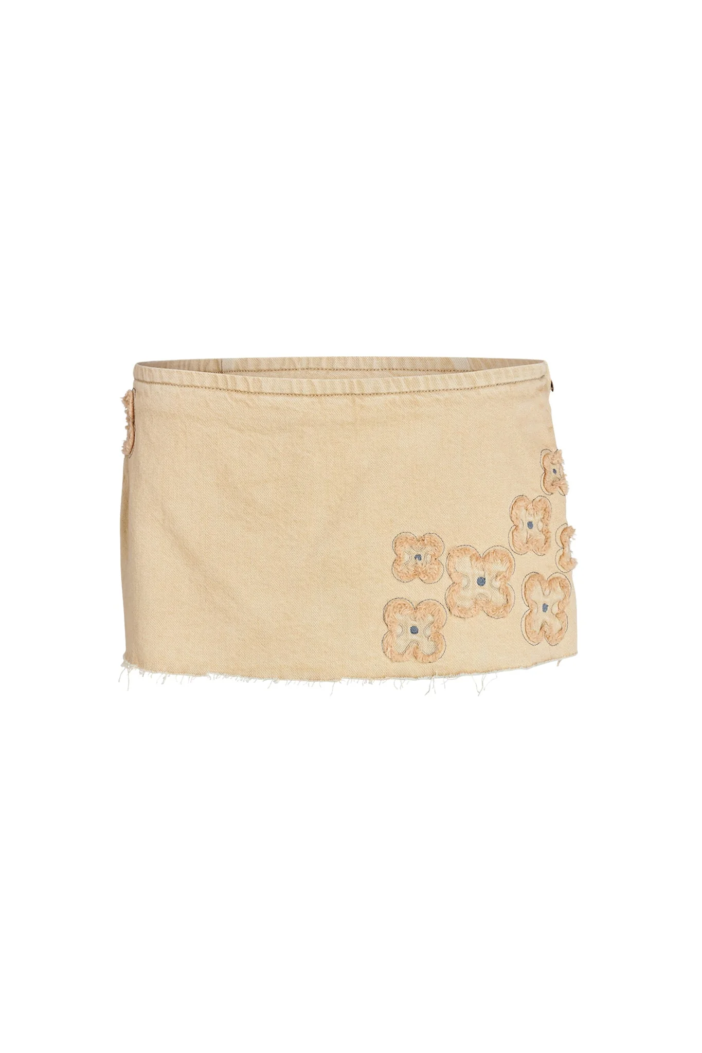 FAUNA MINI SKORT - BEIGE : TAN DENIM - Image 7