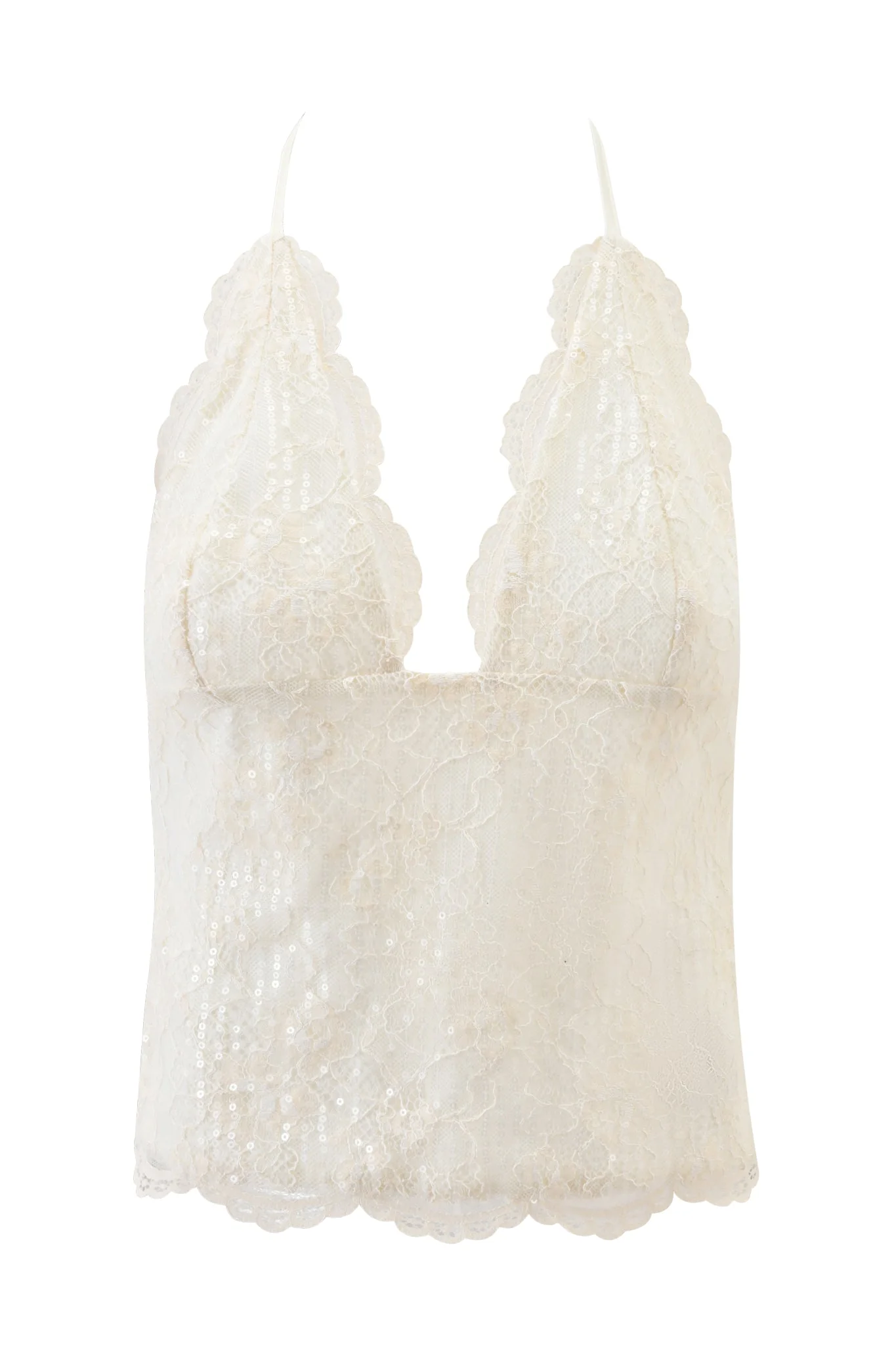 GEM HALTER TOP 2.0 - IVORY - Image 8