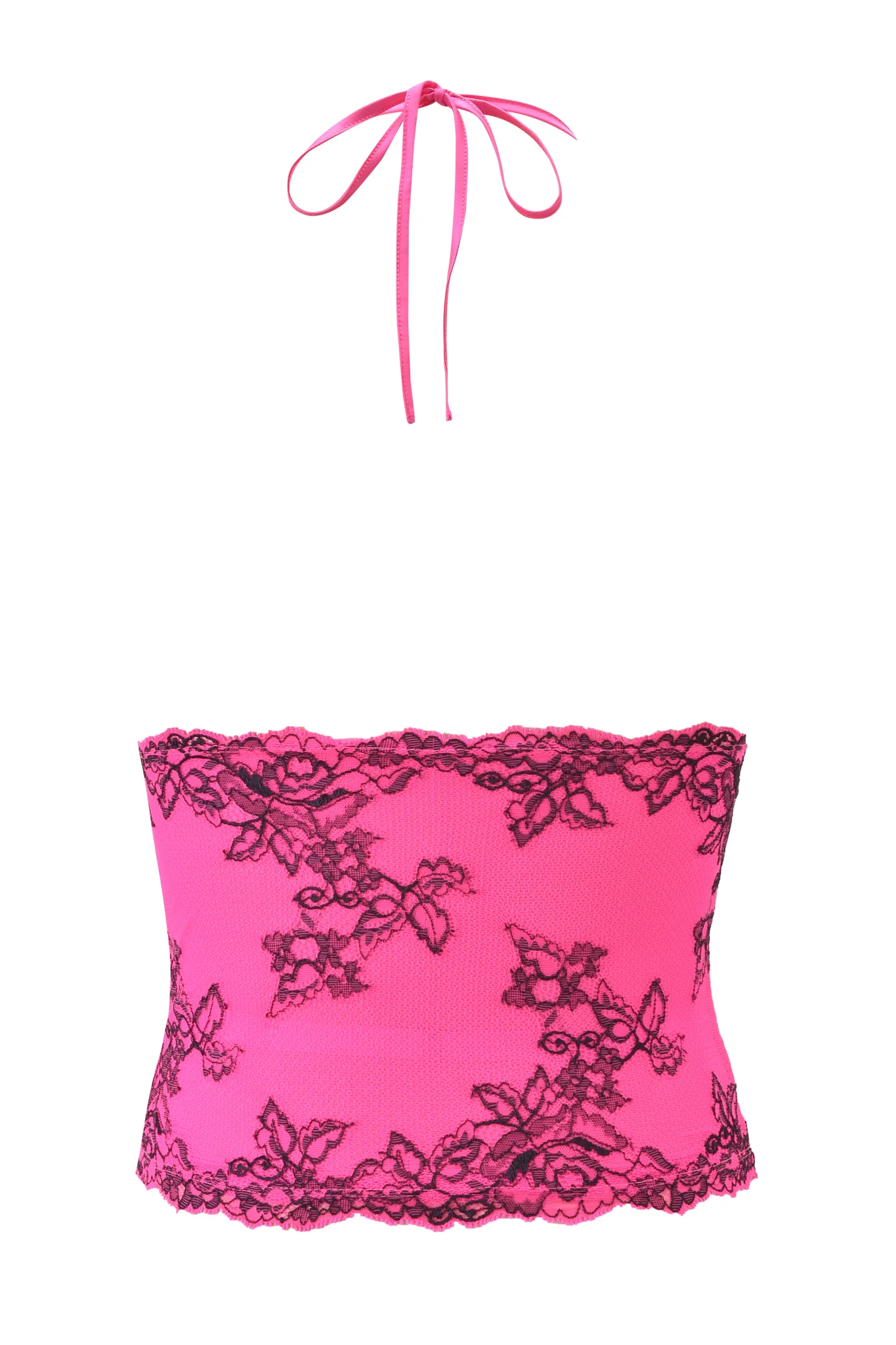 GEM HALTER TOP - HOT PINK - Image 6
