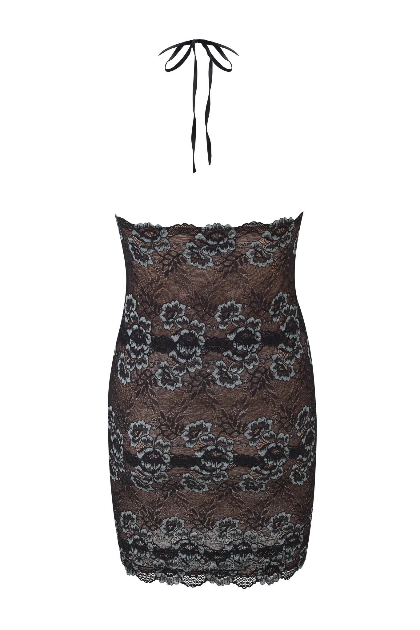 GEM MINI DRESS - BLACK BLUE - Image 7